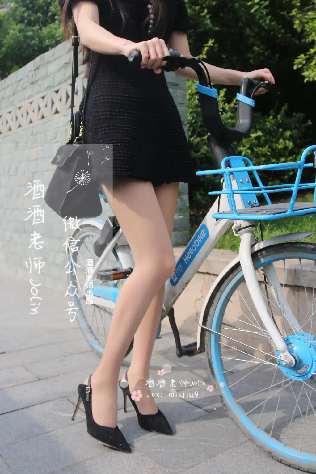 酒酒老师 06《单车肉丝美足》 [77P+82M]