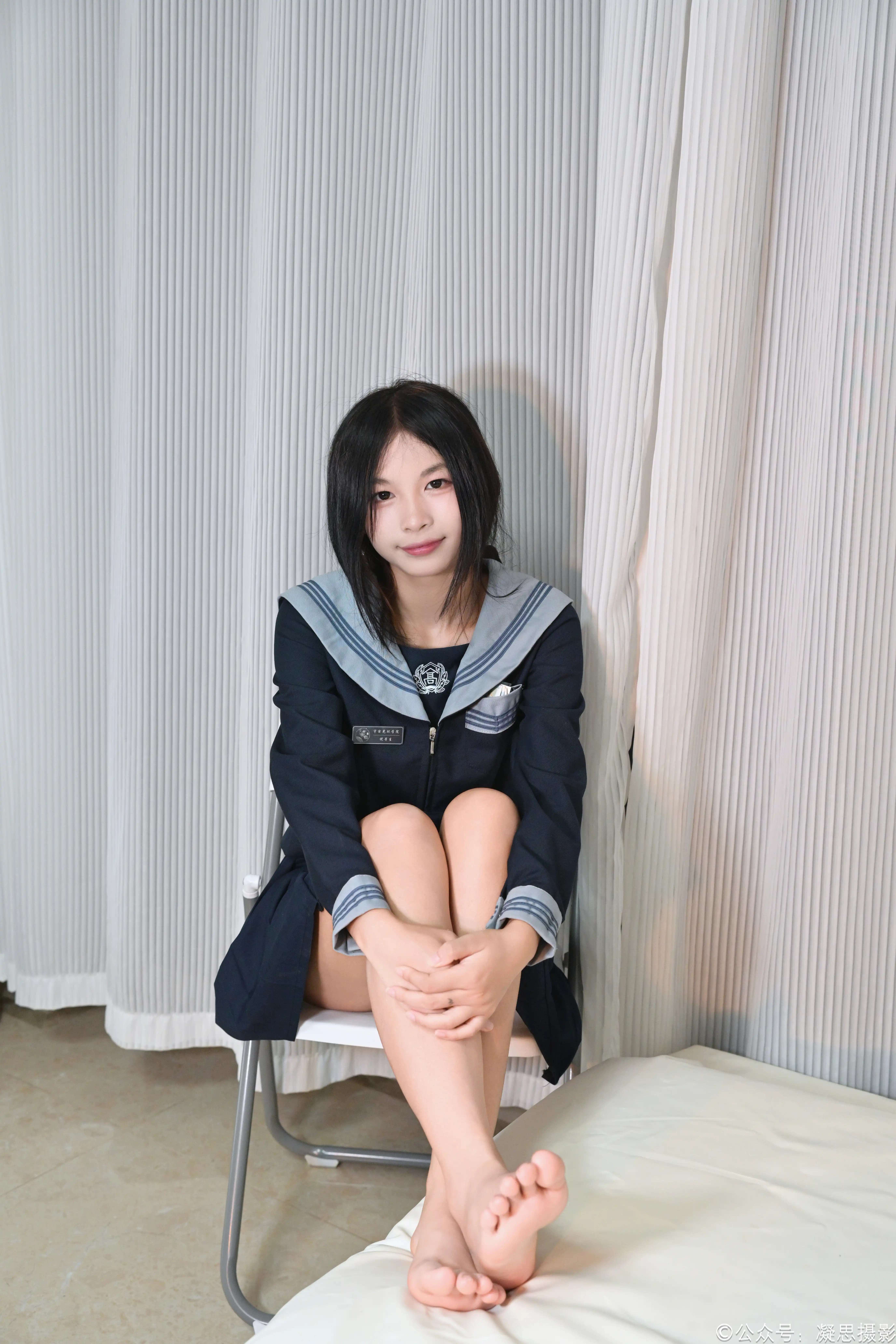 凝思摄影 NO.043 沅沅 JK制服、连裤白丝、小皮鞋 [150P1V 5.74GB]