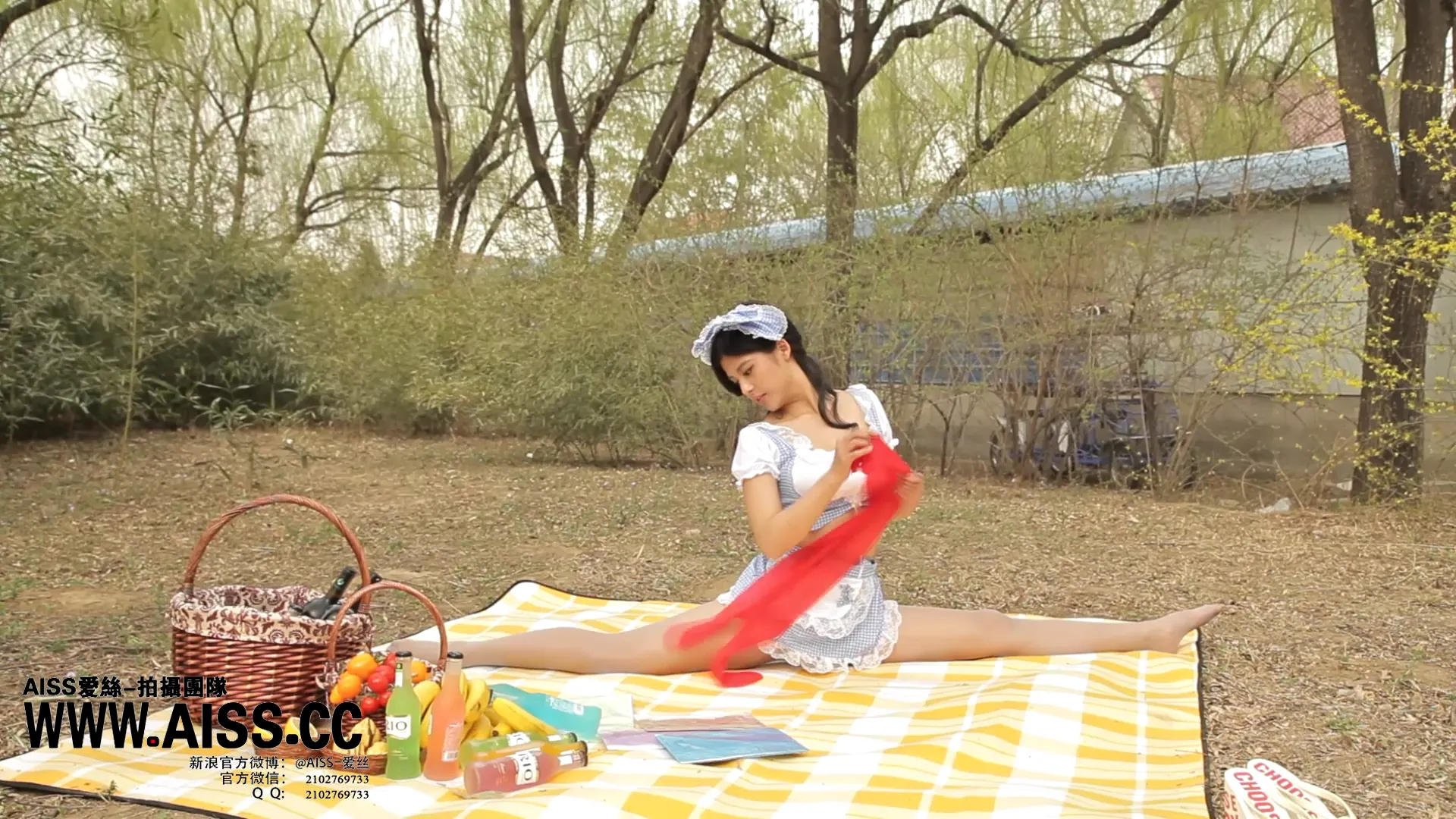 AISS爱丝 钻石版 视频 2015.06.25 F5H06《假日野餐》 [1V 378M] - 第1张