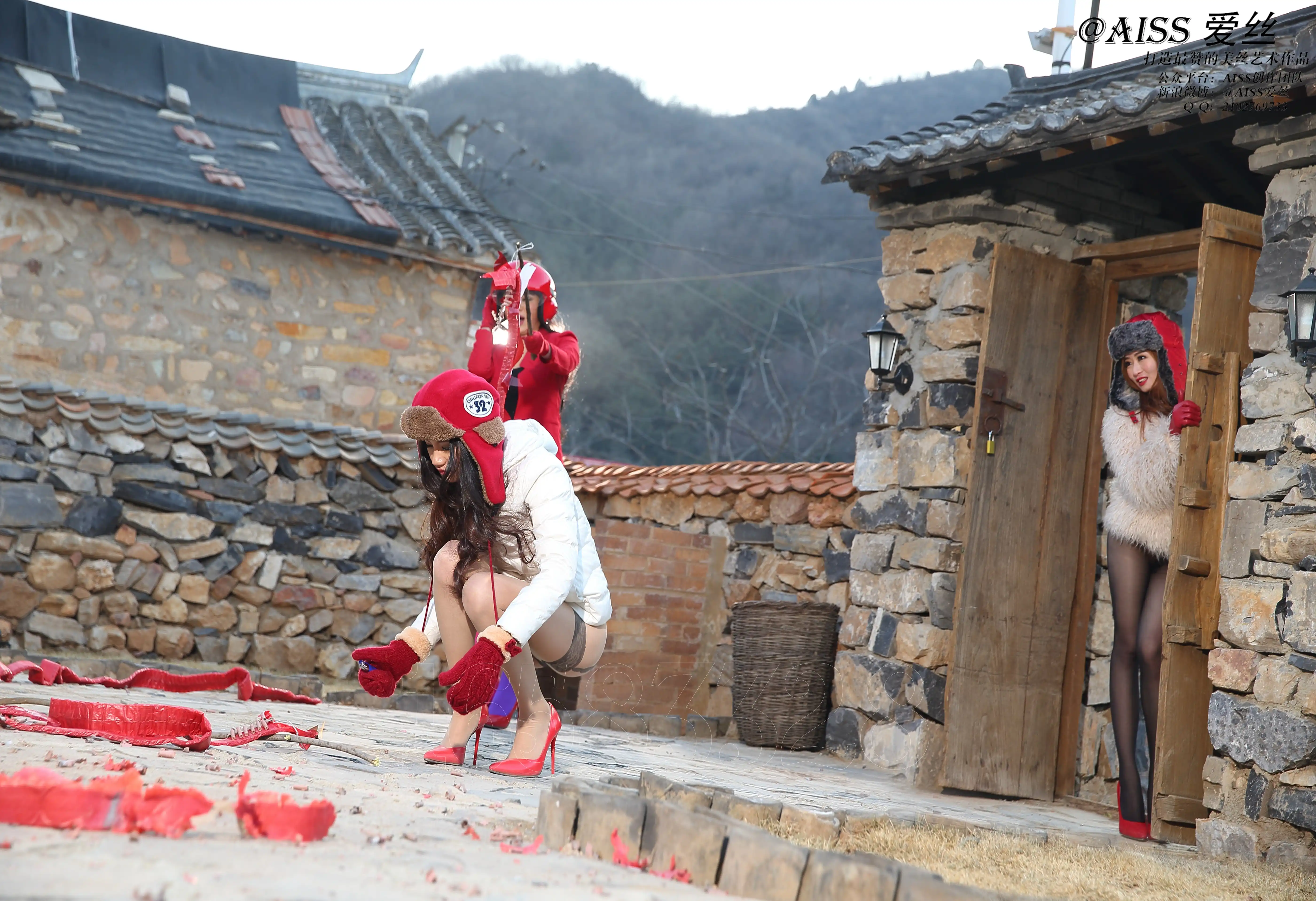 AISS爱丝 2015.03.13 钻石版：F5006《过年回家》之过年篇 [88P-424M] - 第1张