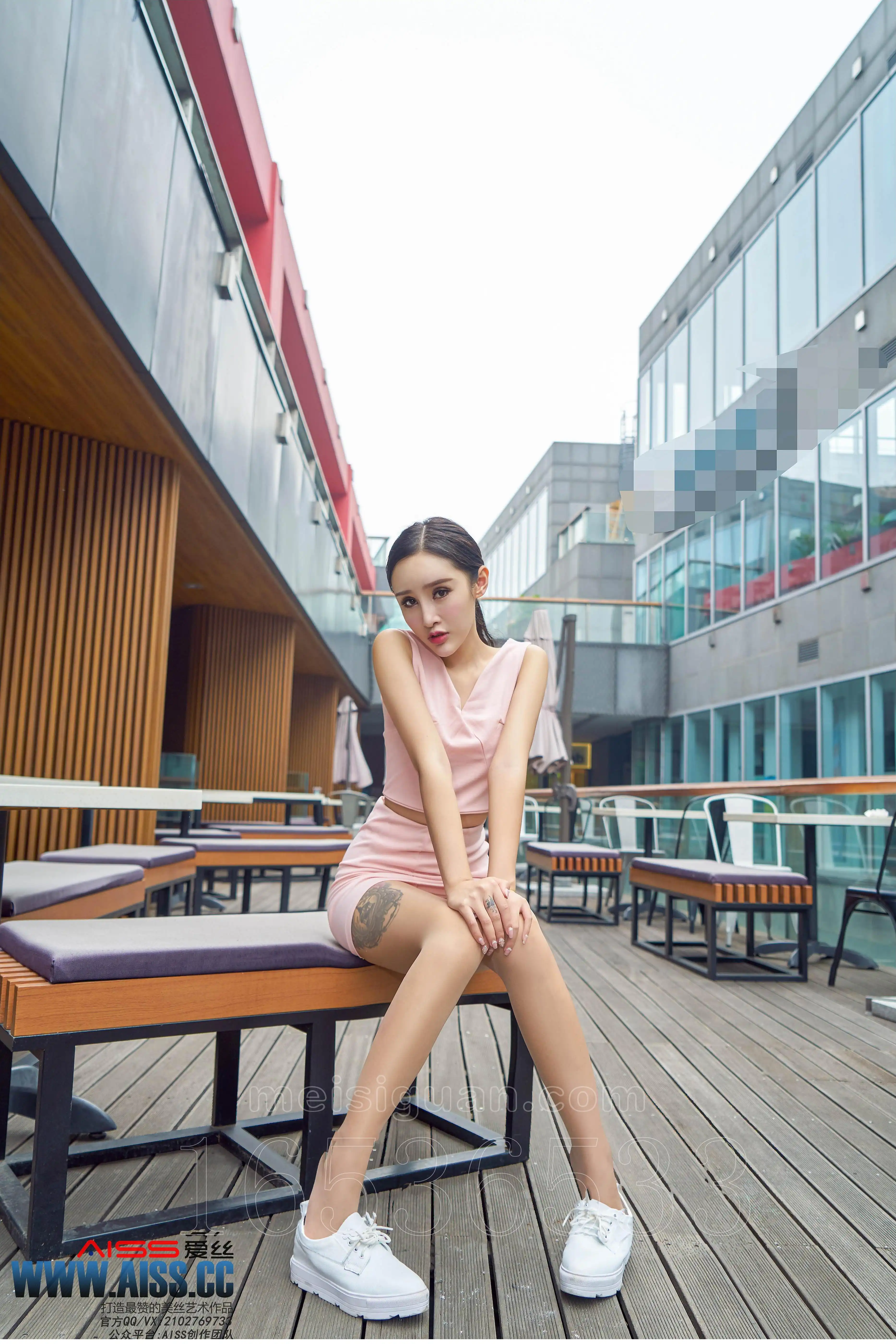 AISS爱丝 2016.09.05 钻石版：F6034《欣杨-街角》 [127P 643M] - 第1张