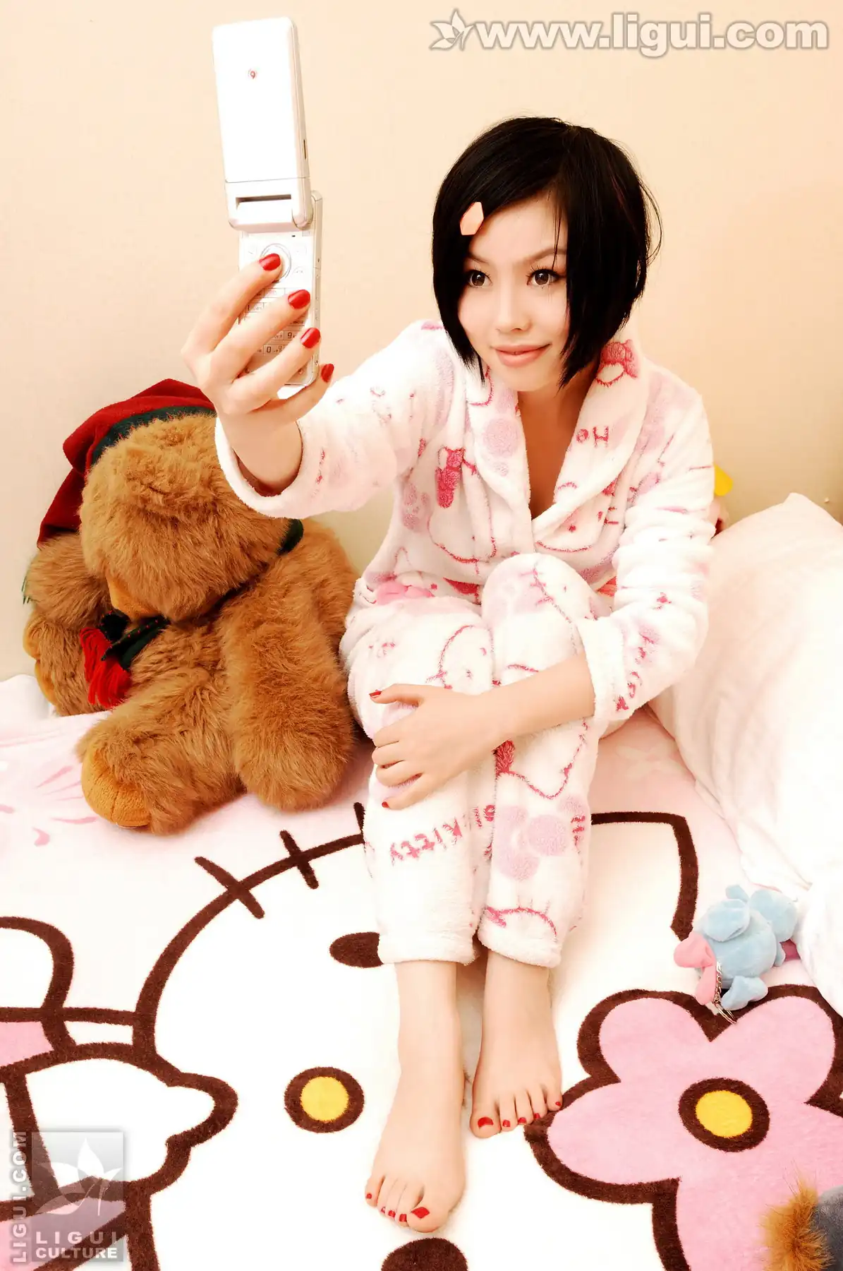 [Ligui丽柜] 2009.03.30 可爱小白领我是装纯 Model 幕子 - 第1张