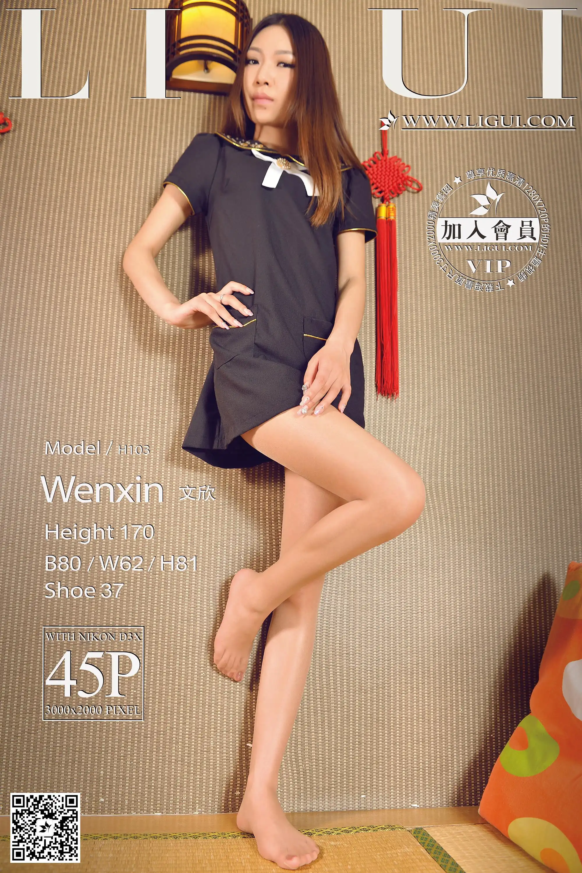 [Ligui丽柜] 2015.04.11 Model 文欣[45+1P36M] - 第1张