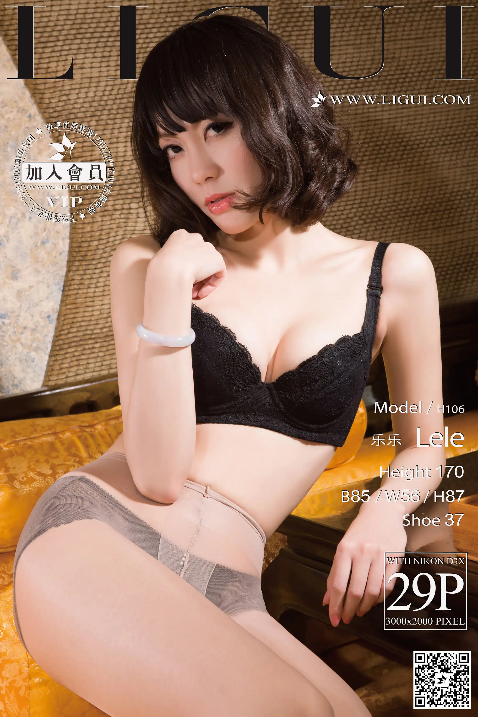 [Ligui丽柜] 2016.01.27 Model 乐乐[29+1P31.1M] - 第1张