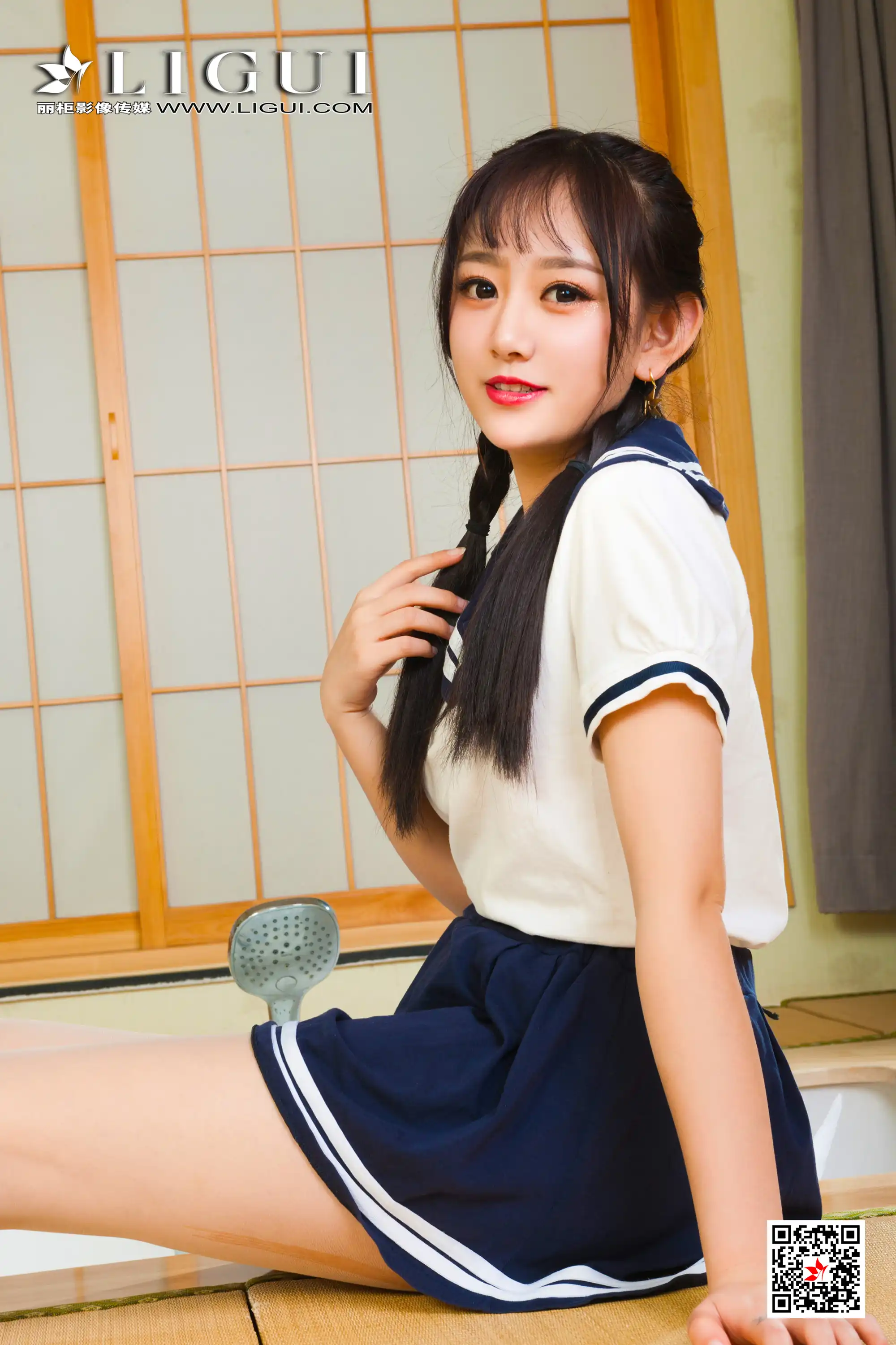 [Ligui丽柜] 2021.05.07 Model《浴丝萝Li》小熊[74+1P／77MB] - 第1张