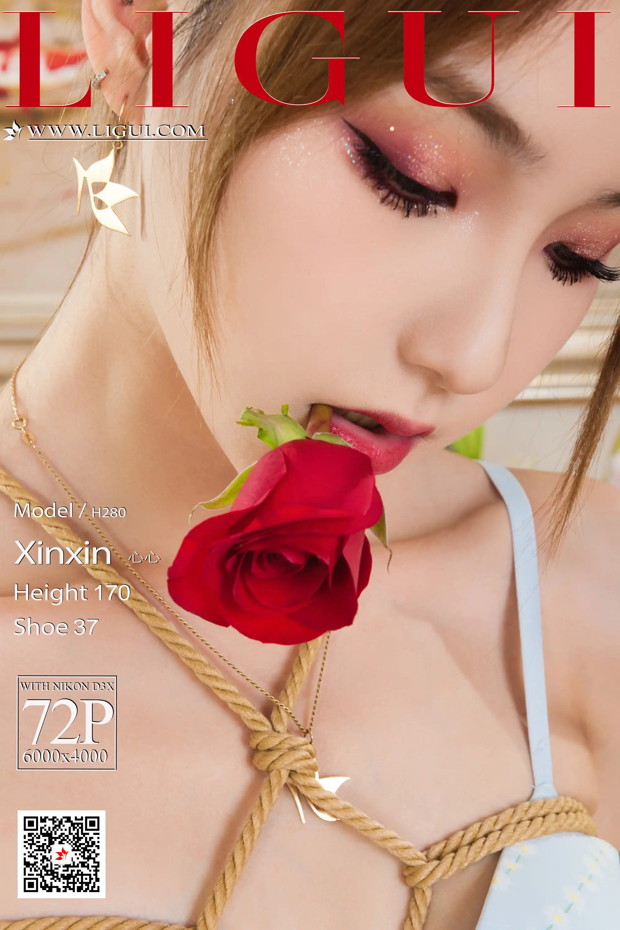 [Ligui丽柜] 2021.09.10 《龟缚花蕊》心心[72+1P／154MB] - 第1张