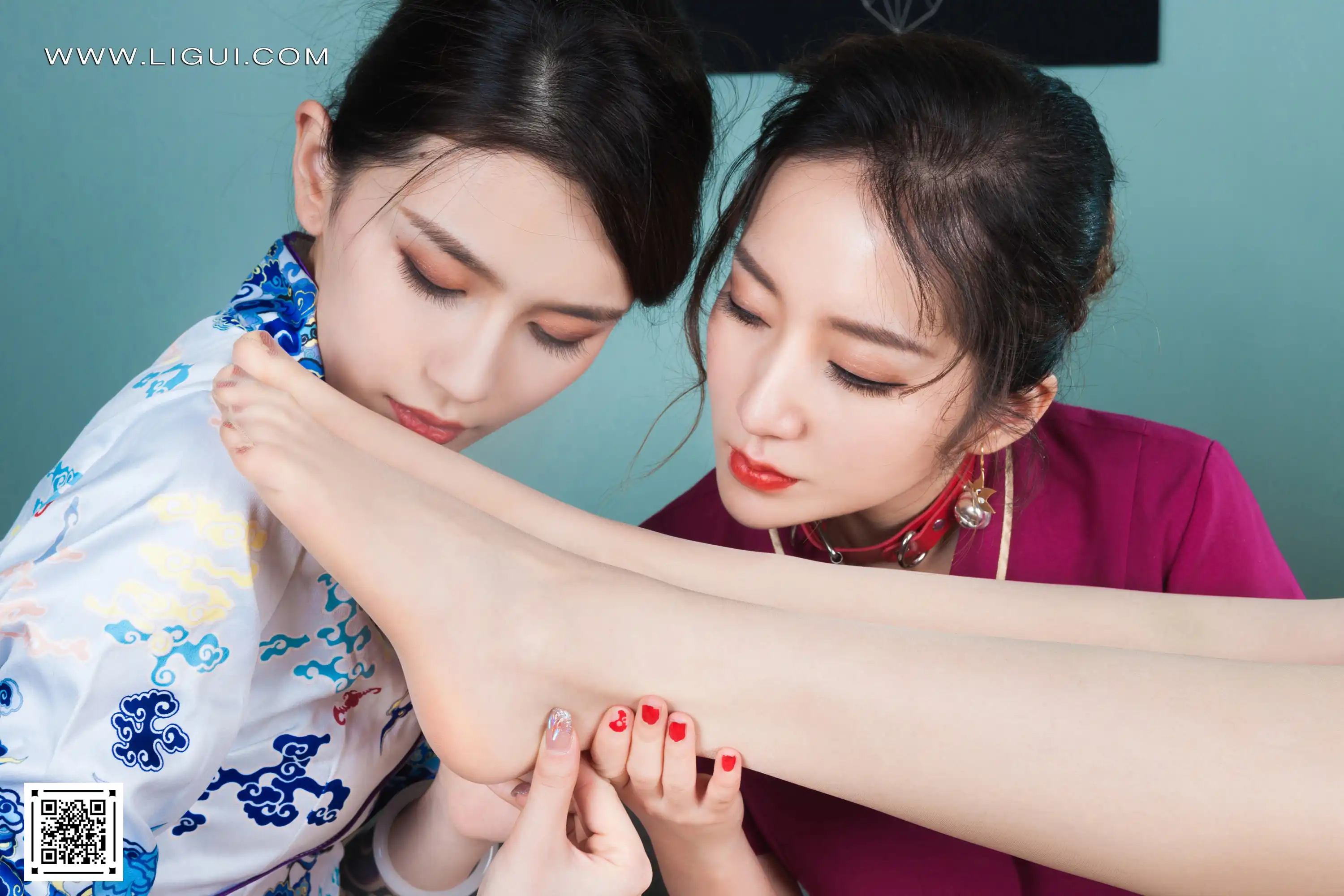 Ligui丽柜 2022.05.02《三生三丝》阳阳&安娜&汐汐[80+1P／107MB] - 第3张