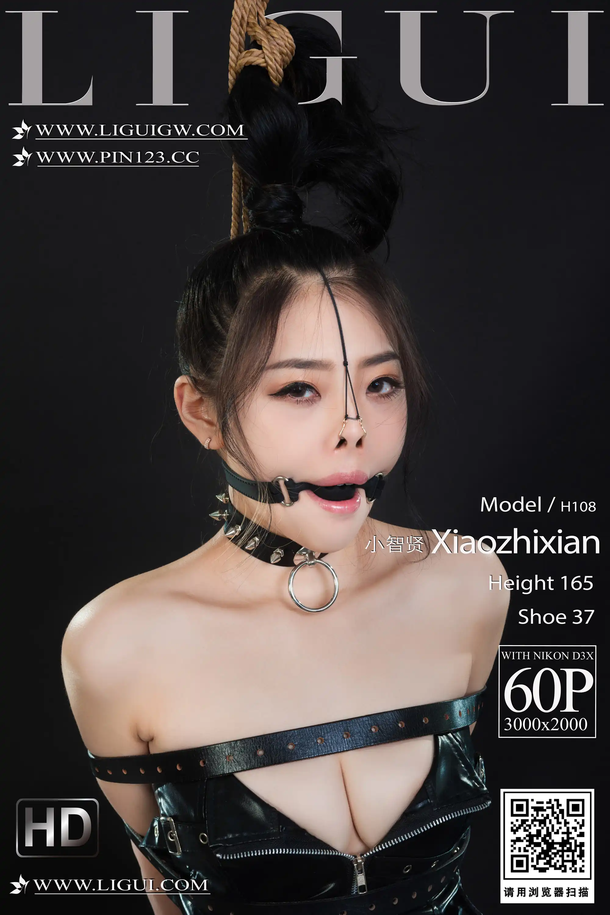 Ligui丽柜 2023.10.26 欲女皮缚 小智贤[60+1P／52MB] - 第1张