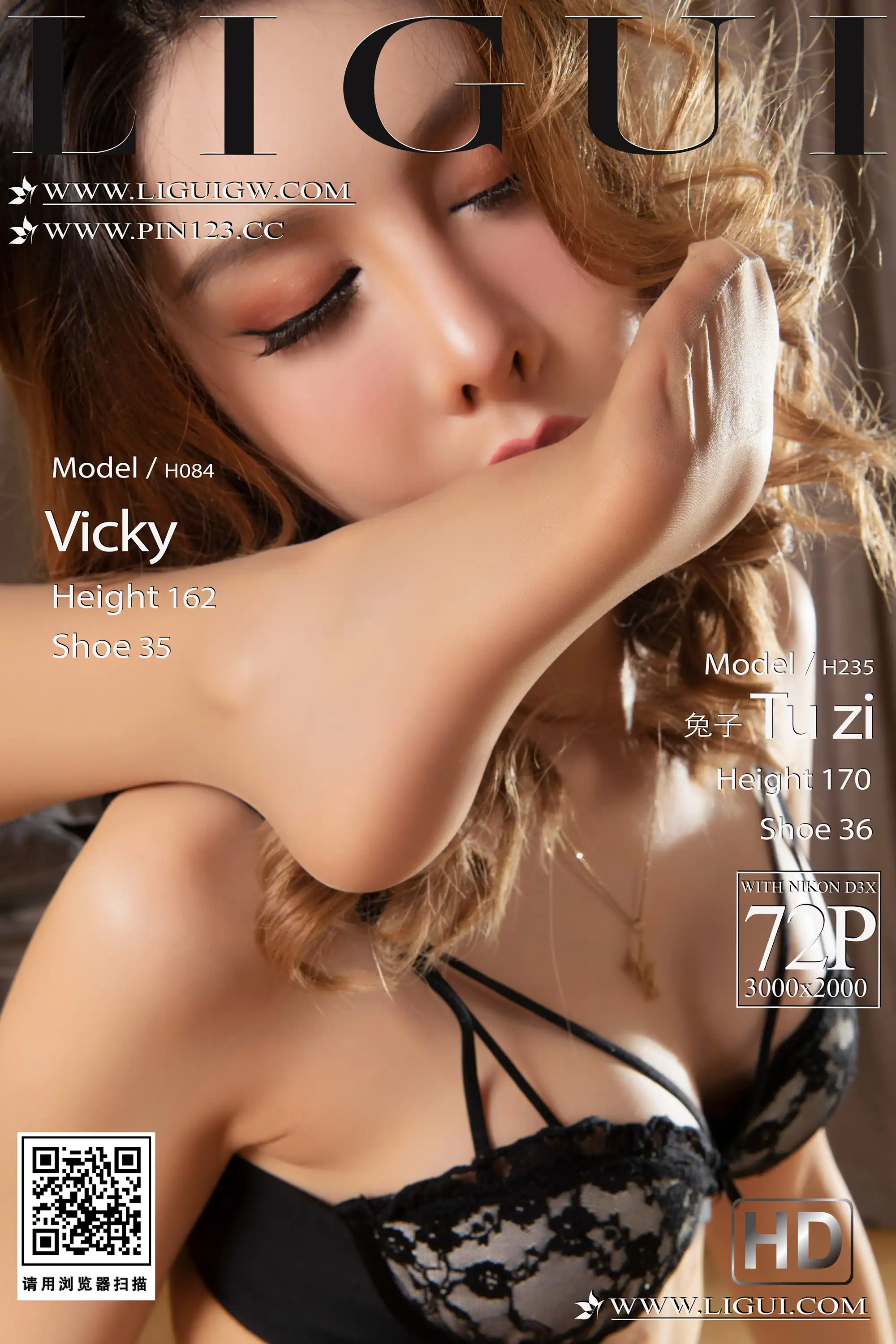 Ligui丽柜 2024.01.11 兔子＆Vicky[73P-68M] - 第1张