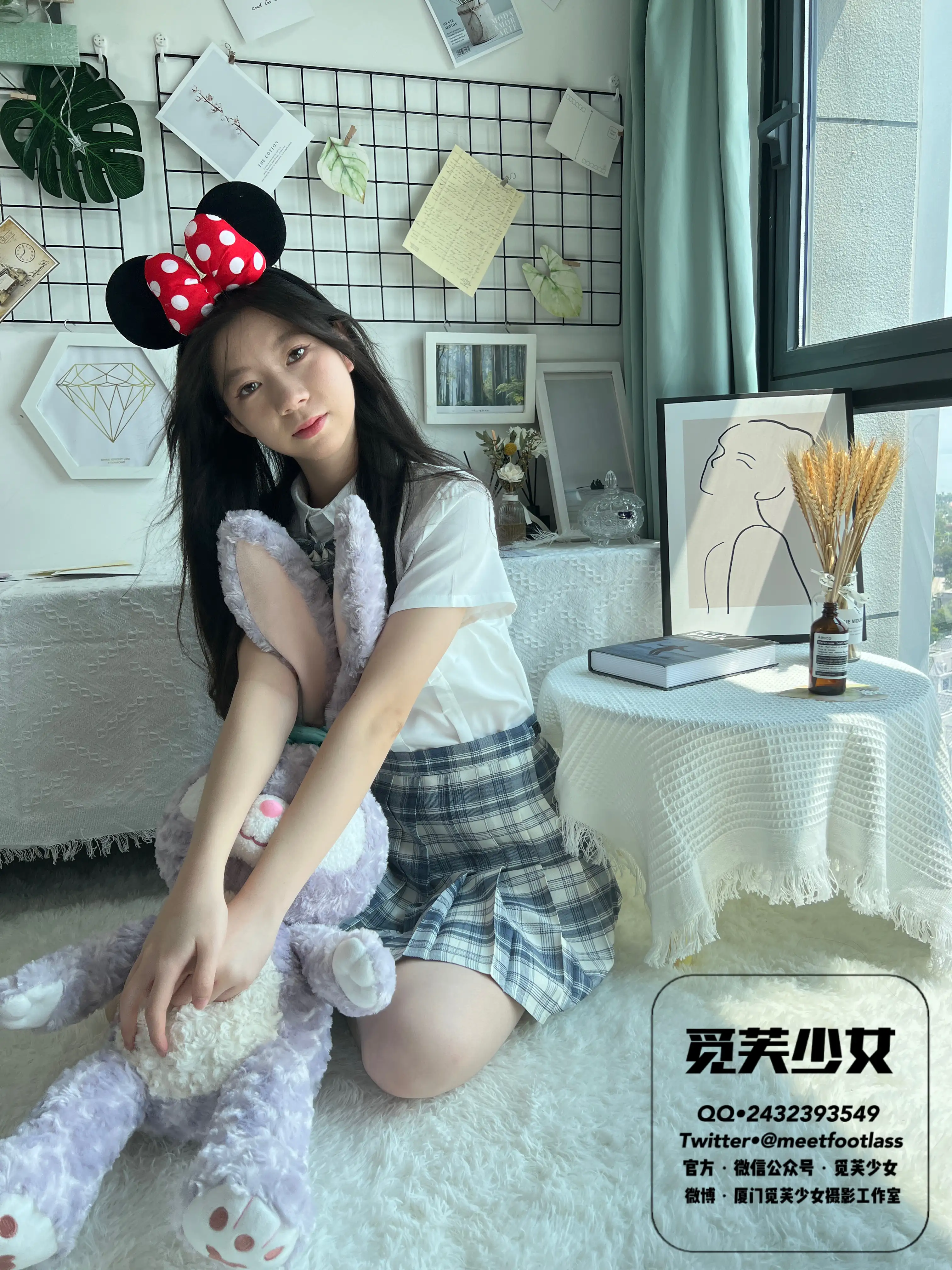觅芙少女 NO.003 风中摇曳的JK制服与18岁的青春一起绽放[151P+3V／7.11GB] - 第2张