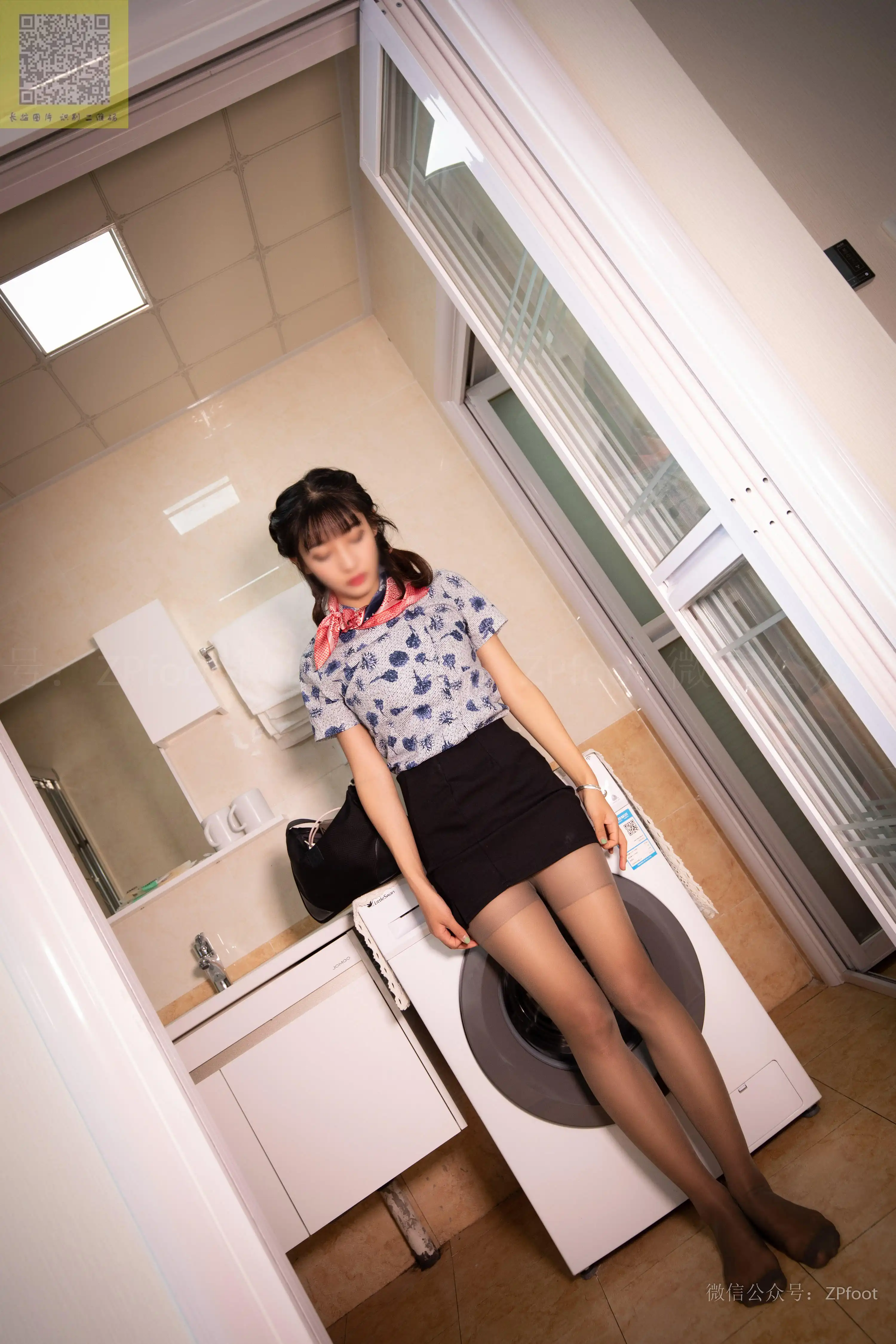 ISS山茶摄影 016 小雪脱丝袜 [75P+95M] - 第1张
