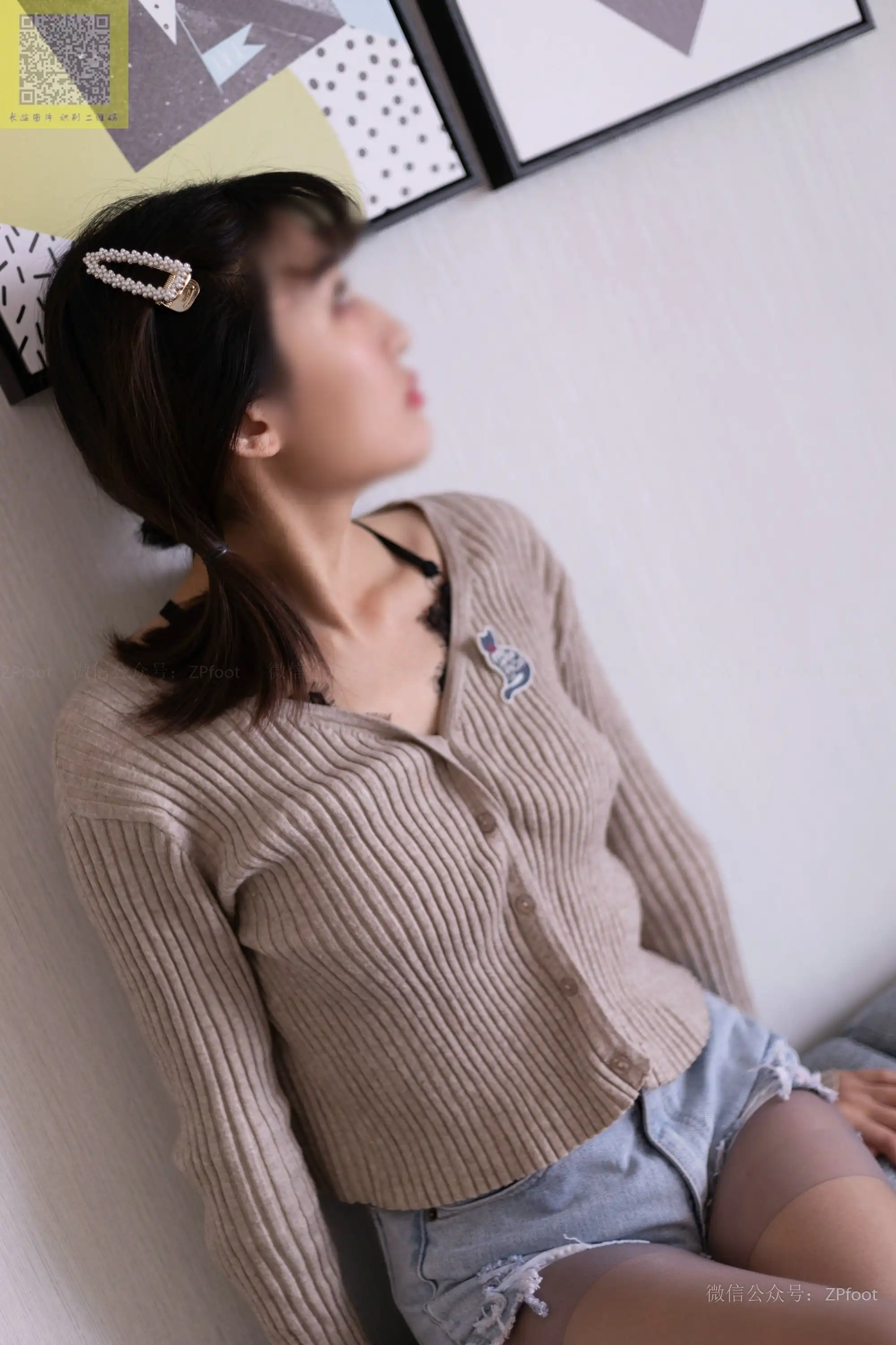 ISS山茶摄影 104 小雪脚尖加固灰丝 [62P+45M] - 第1张