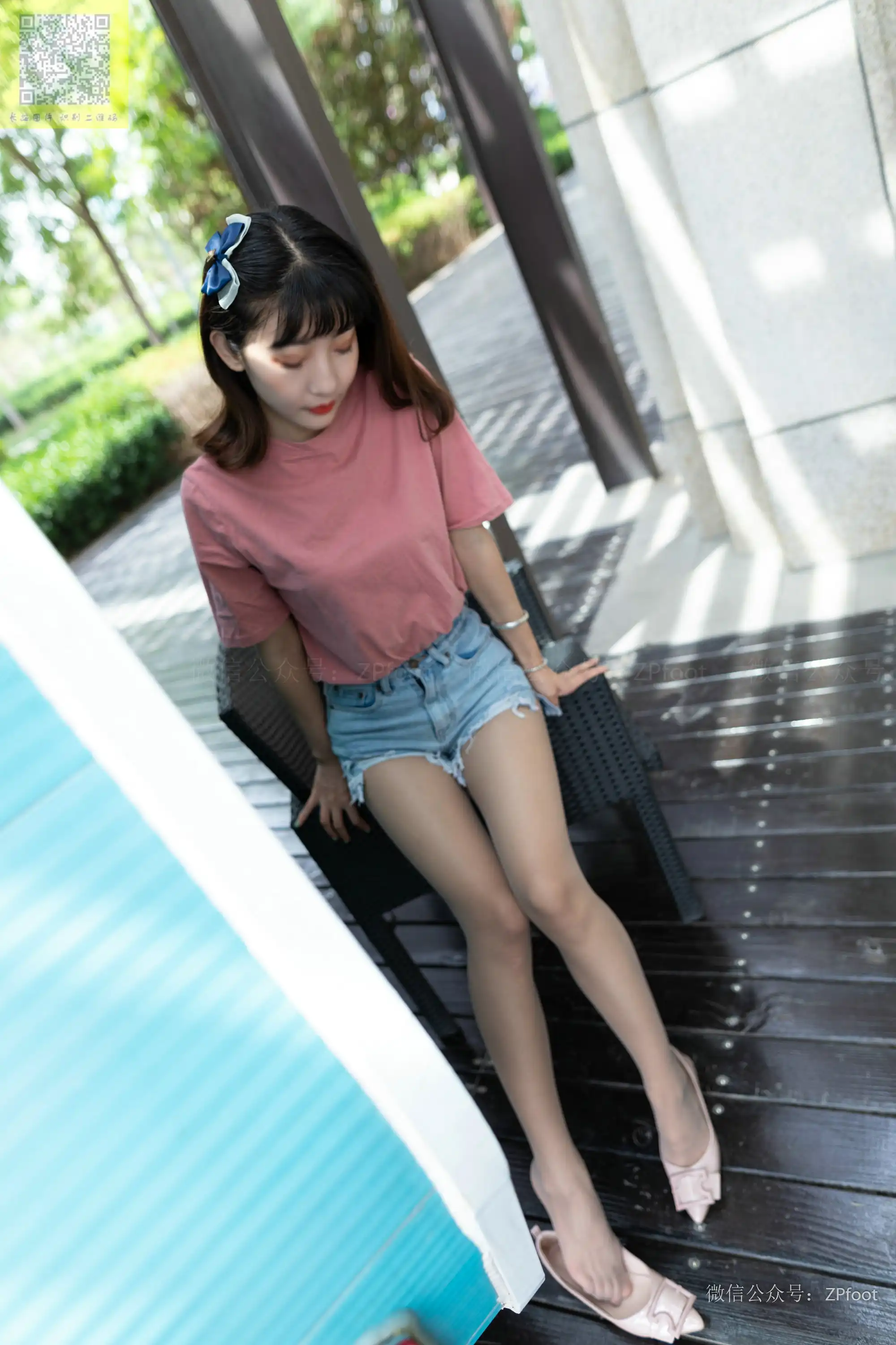 ISS山茶摄影 128 丝袜和夏天更配 [92P+68M]