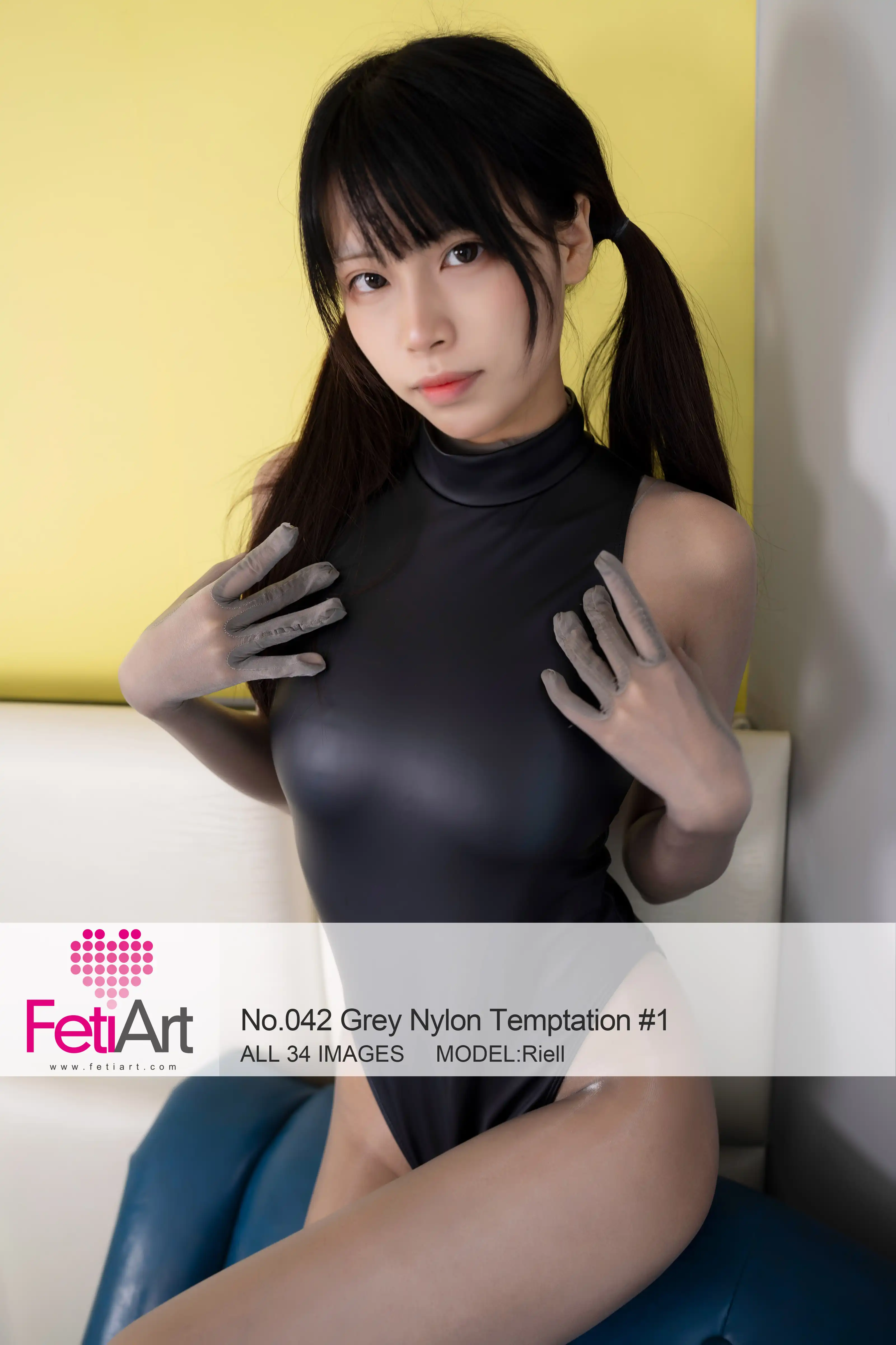 FetiArt尚物集 NO.00042 Grey Nylon Temptation #1 MODEL-Riell[34+1P／55.9MB]