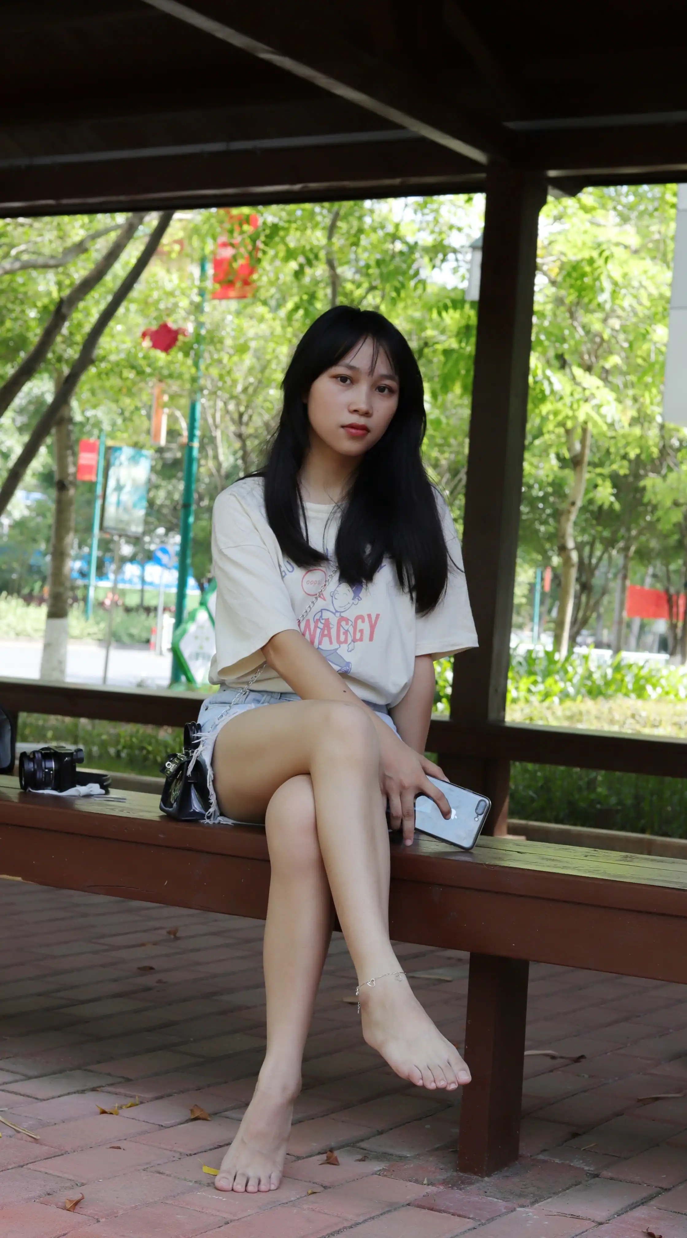 Pary学生模拍 NO.029 小然同学的36码可爱小脚 [91P+489M] - 第3张