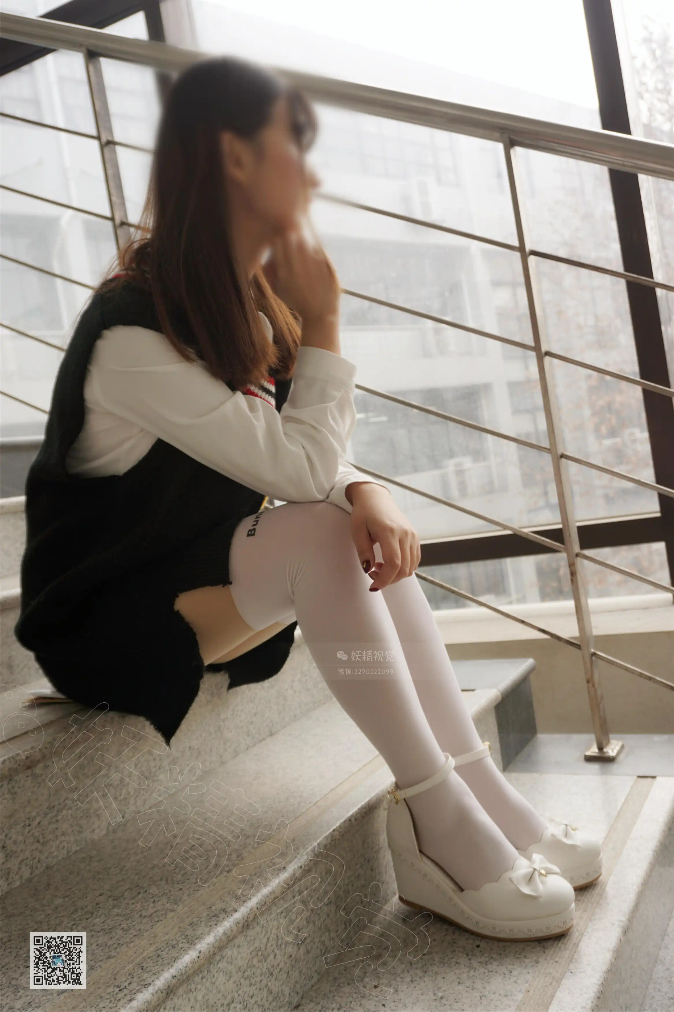 妖精视觉 NO.032 coco 校花的萝莉白丝 [66P+51M] - 第1张