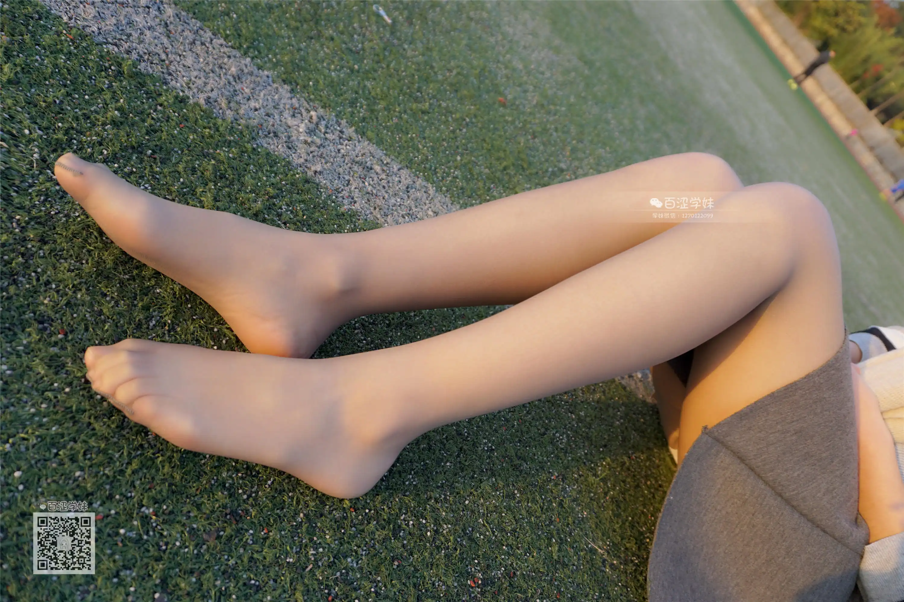 妖精视觉 NO.071 糖糖 绿茵场的灰丝 [61P+57M] - 第4张