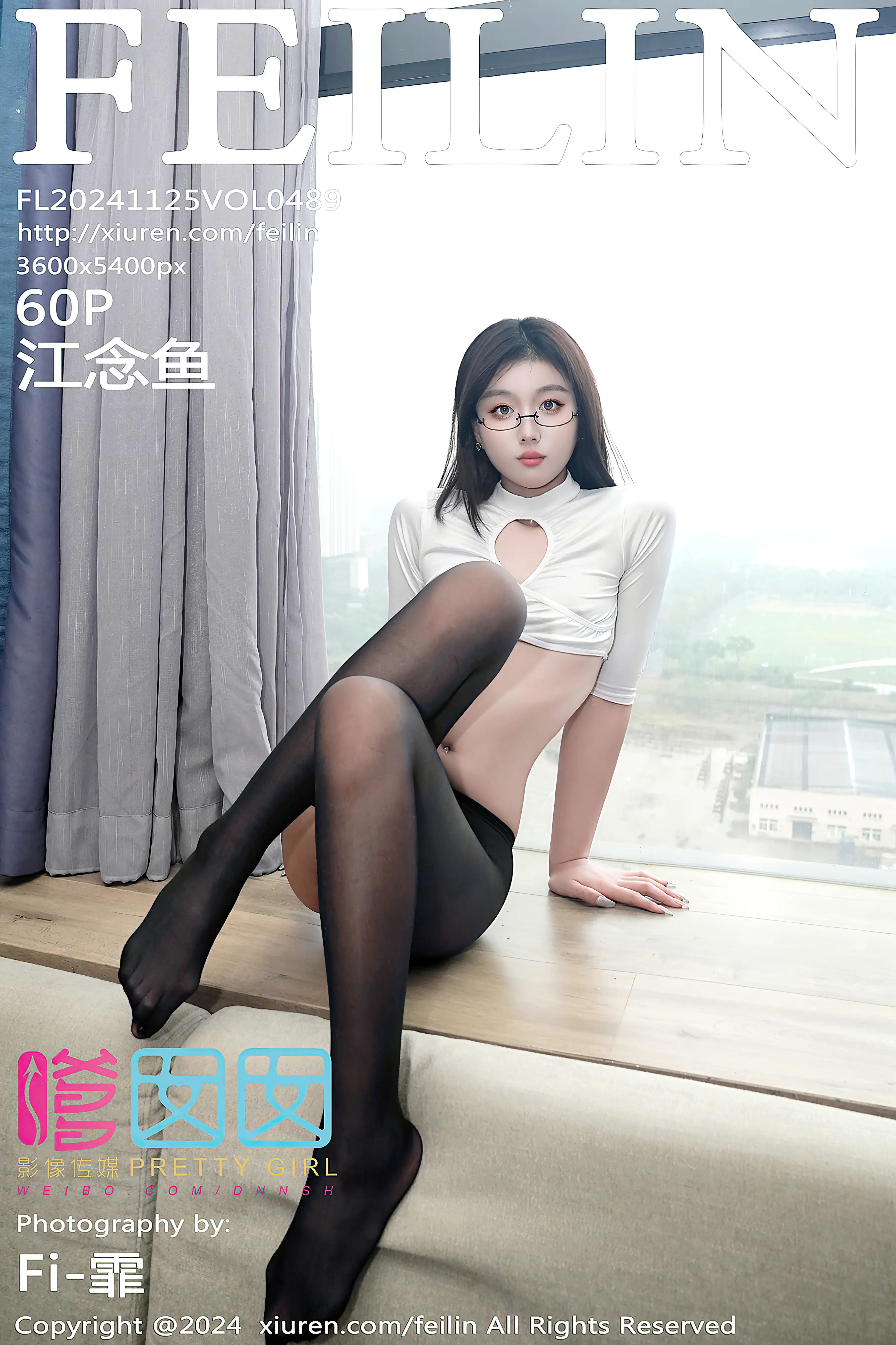 FEILIN嗲囡囡 2024.11.25 VOL.489 江念鱼 黑丝美腿 [61P 665MB]
