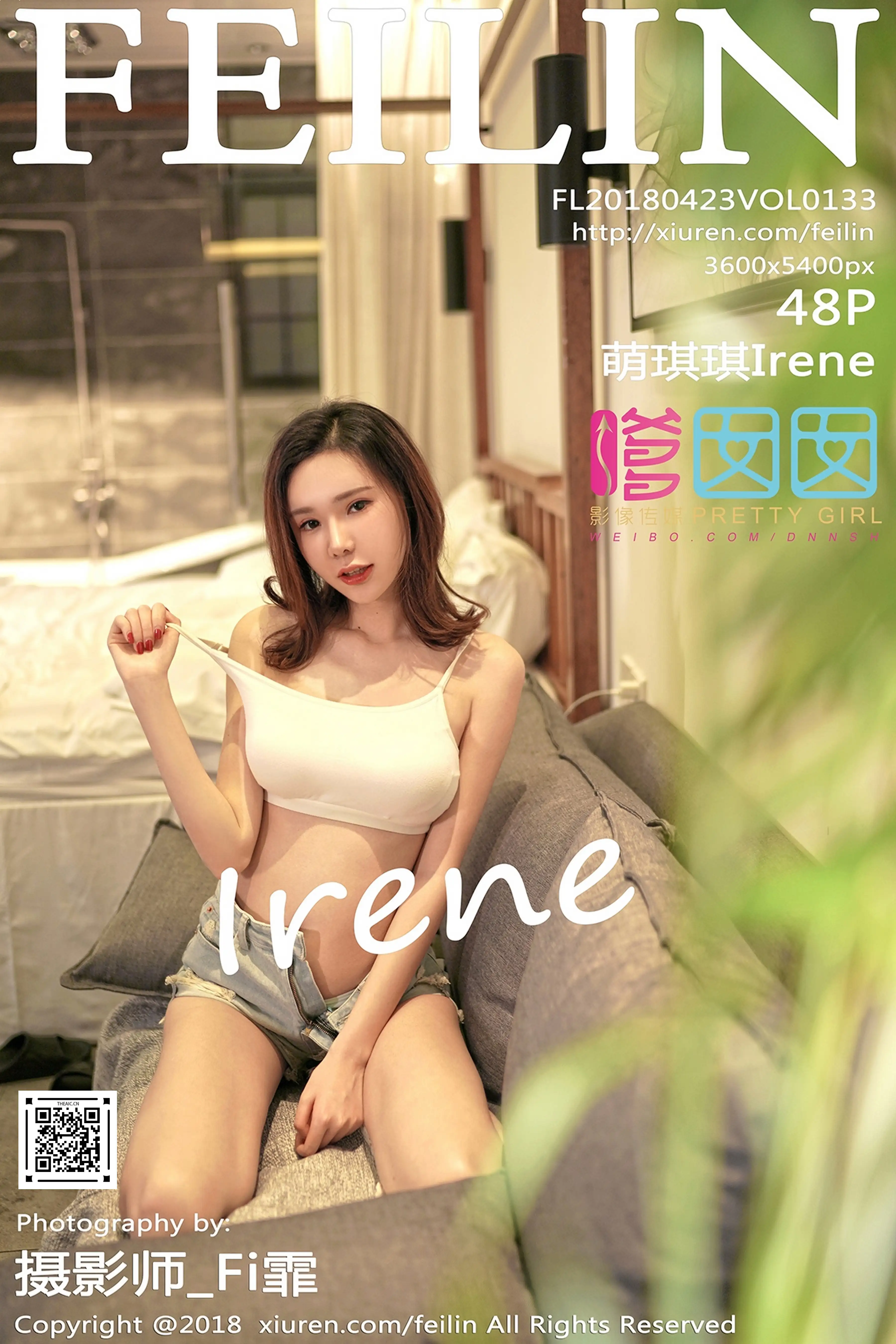 FEILIN嗲囡囡 2018.04.23 Vol.133 萌琪琪Irene[48+1P140M]