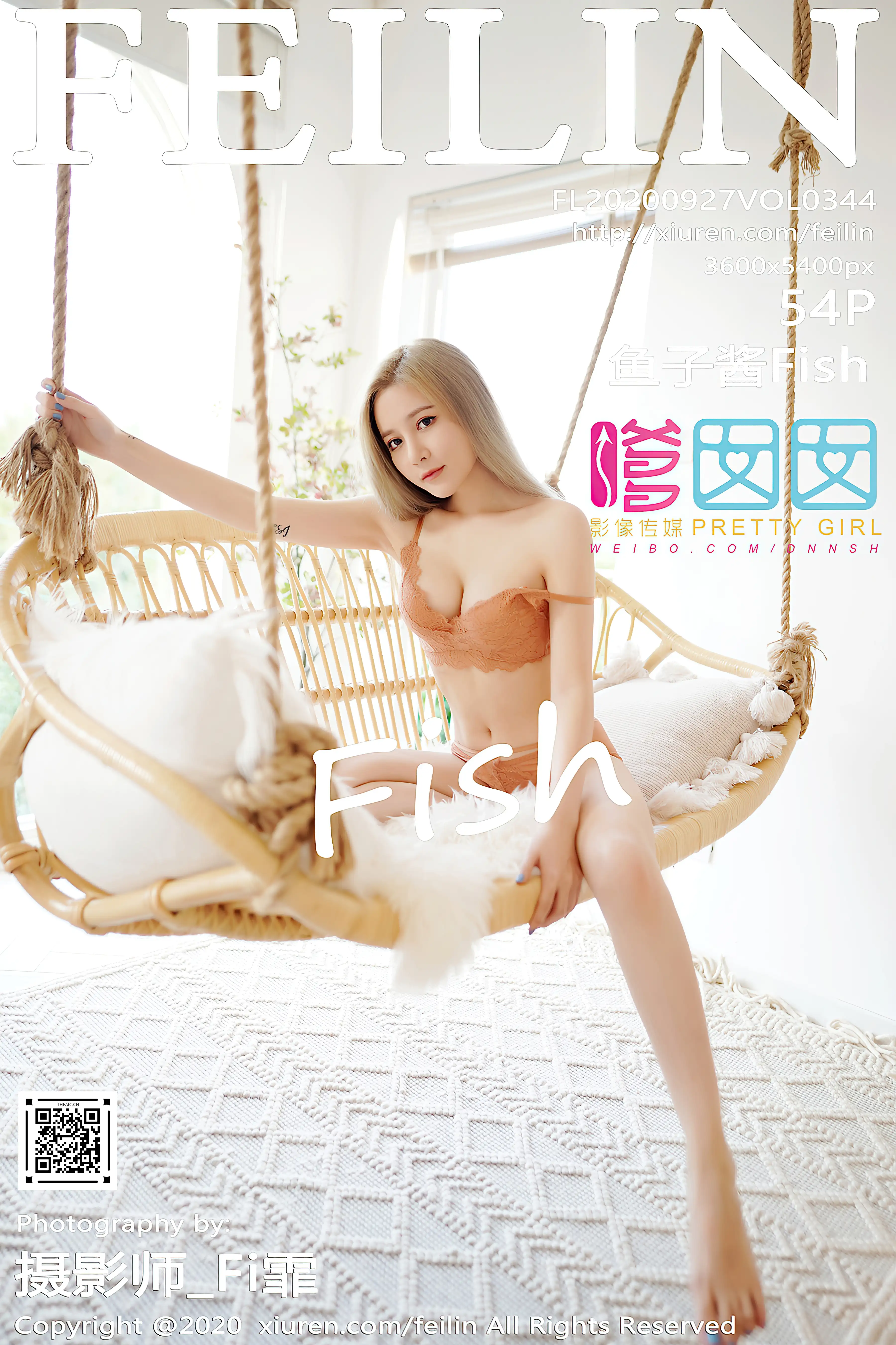 FEILIN嗲囡囡 2020.09.27 Vol.344 鱼子酱Fish[54+1P／511MB]