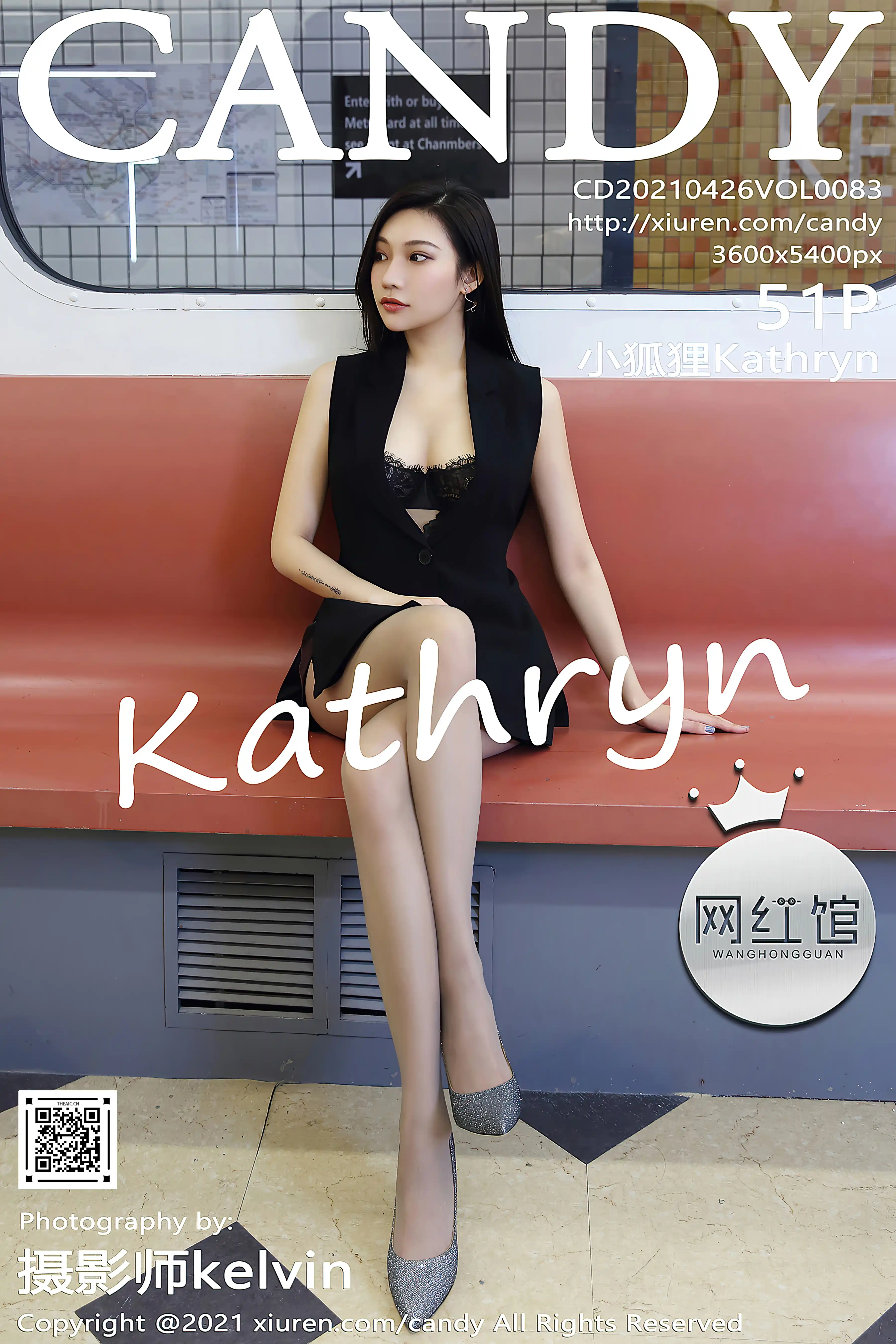 Candy网红馆 2021.04.26 Vol.083 小狐狸Kathryn[51+1P／504MB]