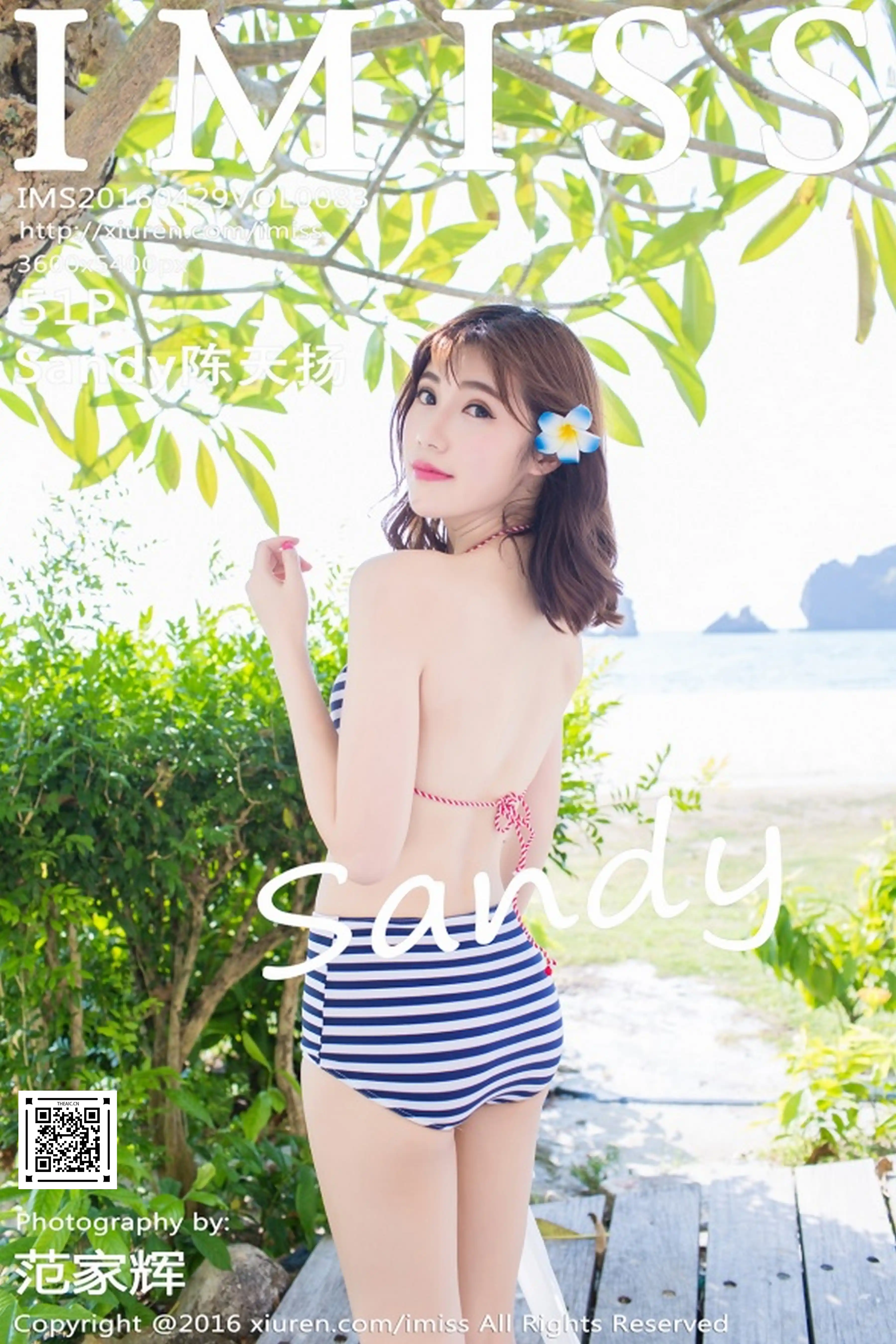 IMISS爱蜜社 2016.04.29 Vol.083 Sandy陈天扬 [51+1P-71M]