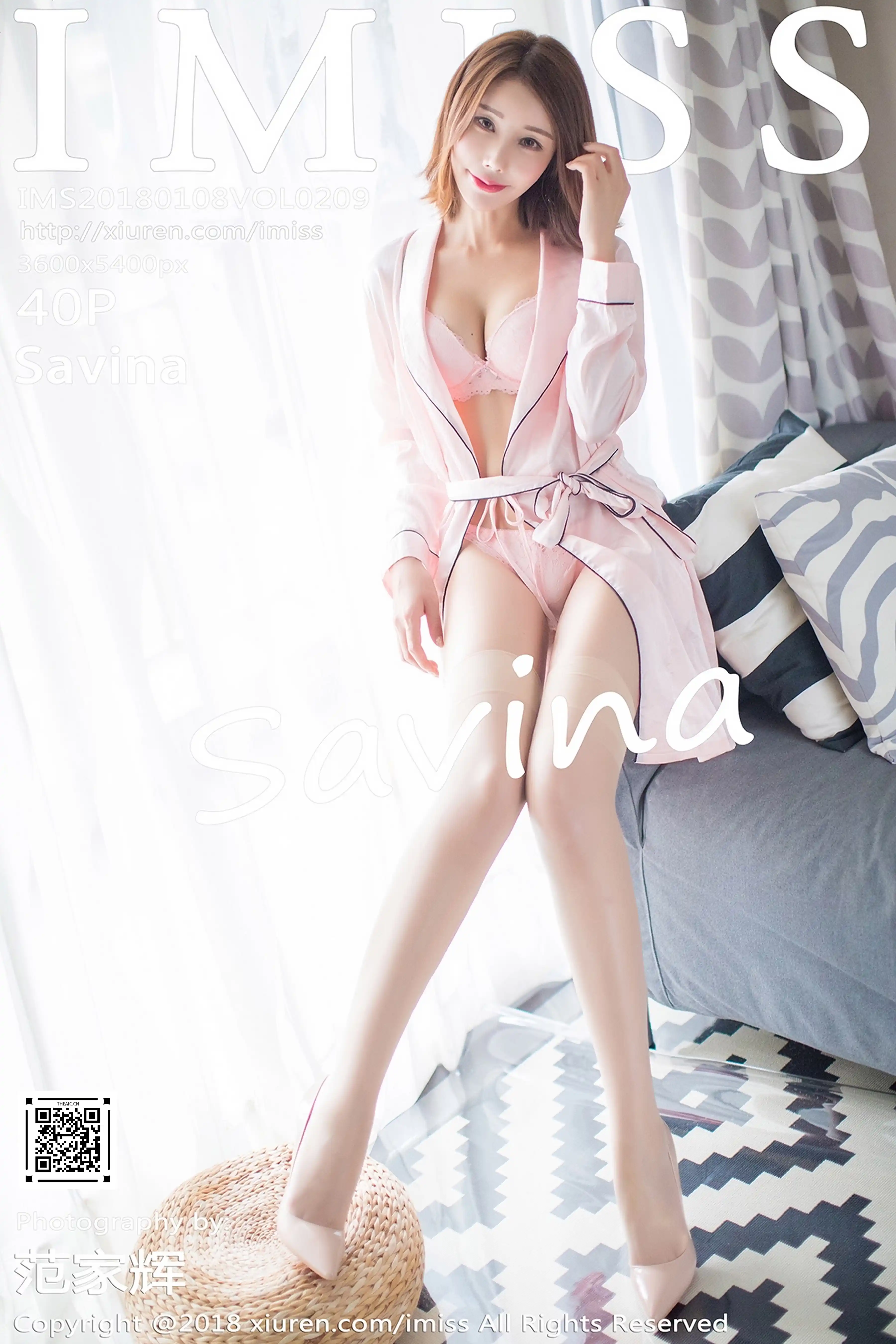 IMISS爱蜜社 2018.01.08 Vol.209 Savina[40+1P81M]
