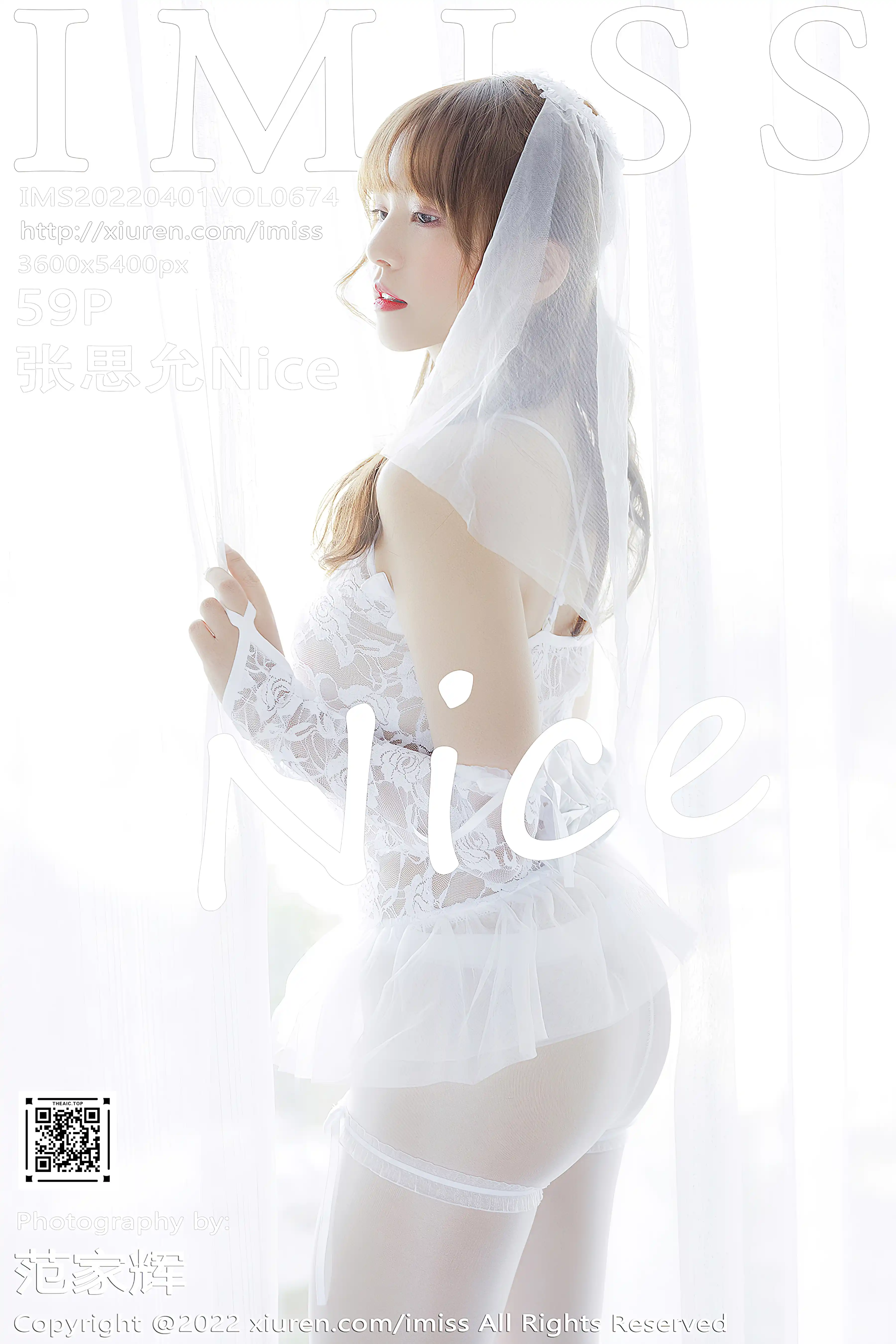 IMISS爱蜜社 2022.04.01 Vol.674 张思允Nice 婚纱丝袜[60+1P 546MB]
