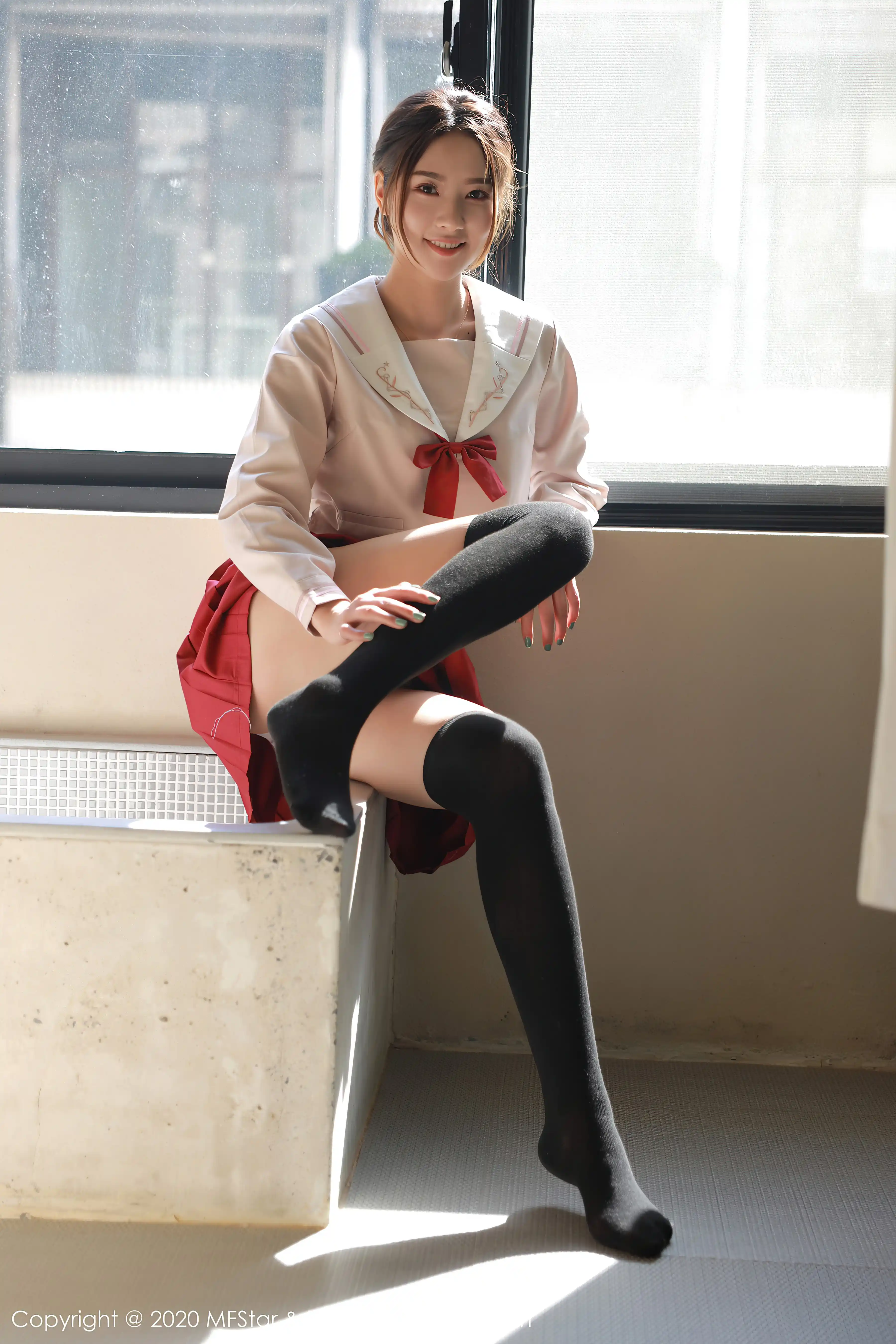MFStar模范学院 2020.07.06 Vol.340 方子萱 青春jk制服[62P154MB] - 第3张