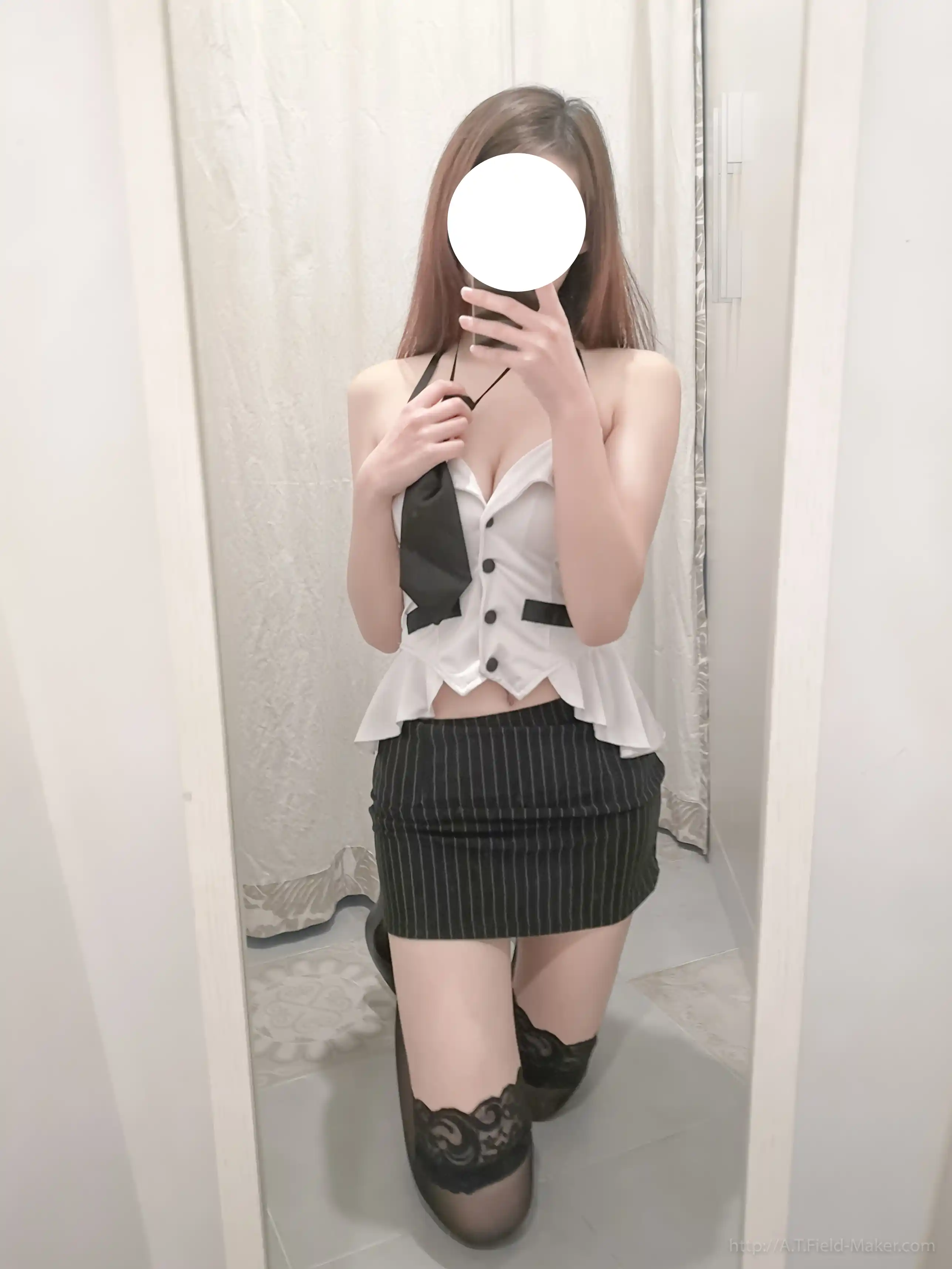 Tsubaki Selfie Vol 002 MiniHipSkirt Sexy Teacher 包臀裙女教师 Fullsize - 第2张