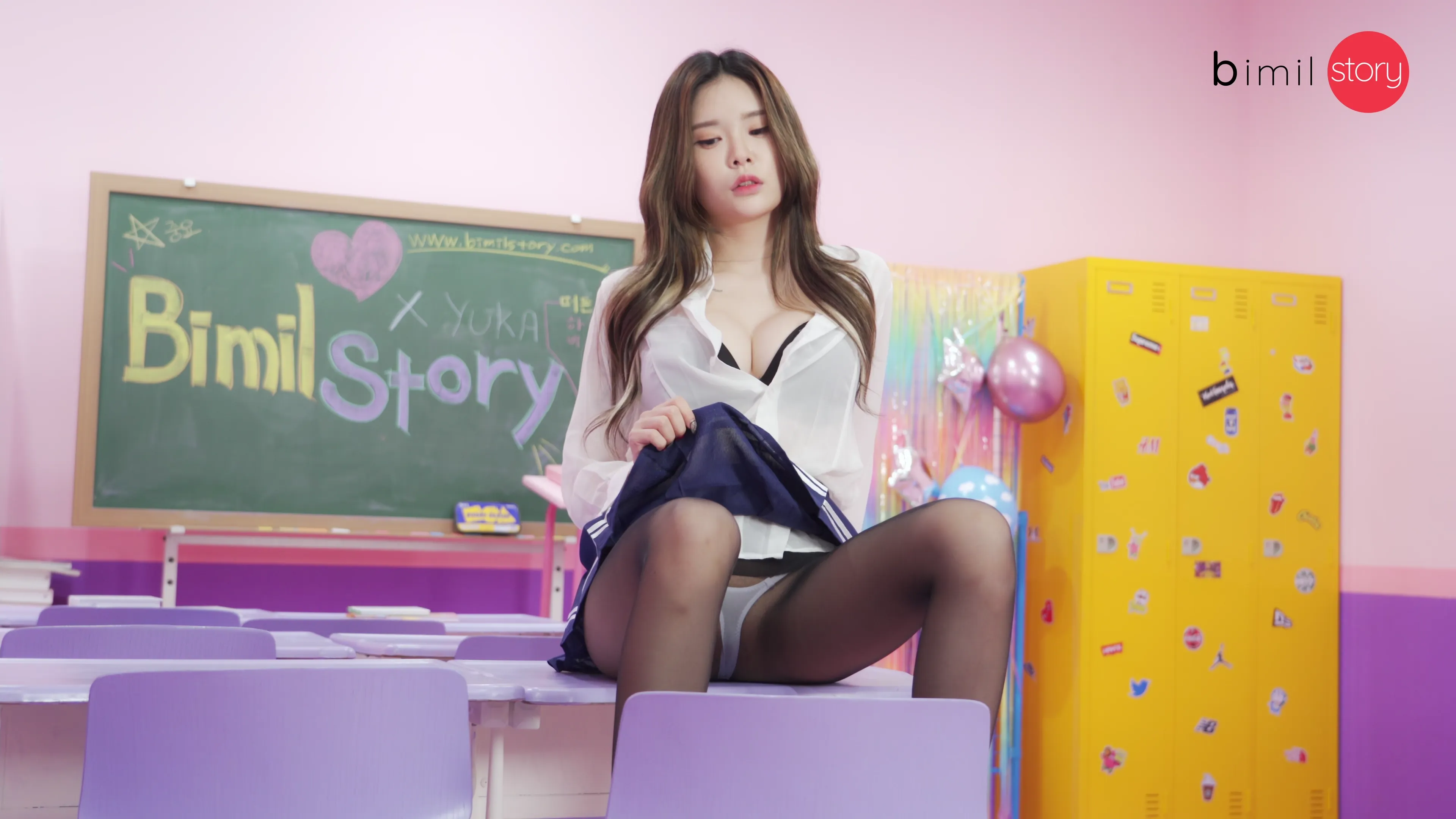 Bimilstory NO.039 Yuka (유카) Yuka is in Secret Class [89P+2V-3.87GB] - 第5张