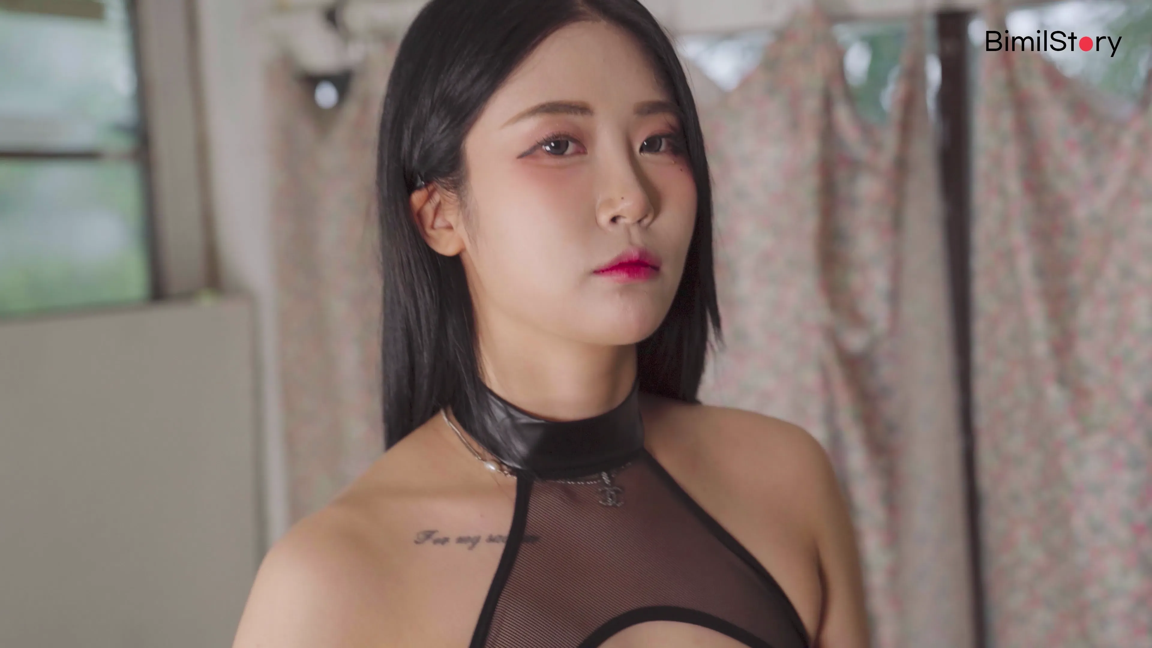 Bimilstory NO.156 Bomi (보미) Vol.14 In black high-leg [67P+1V／1.60GB] - 第4张