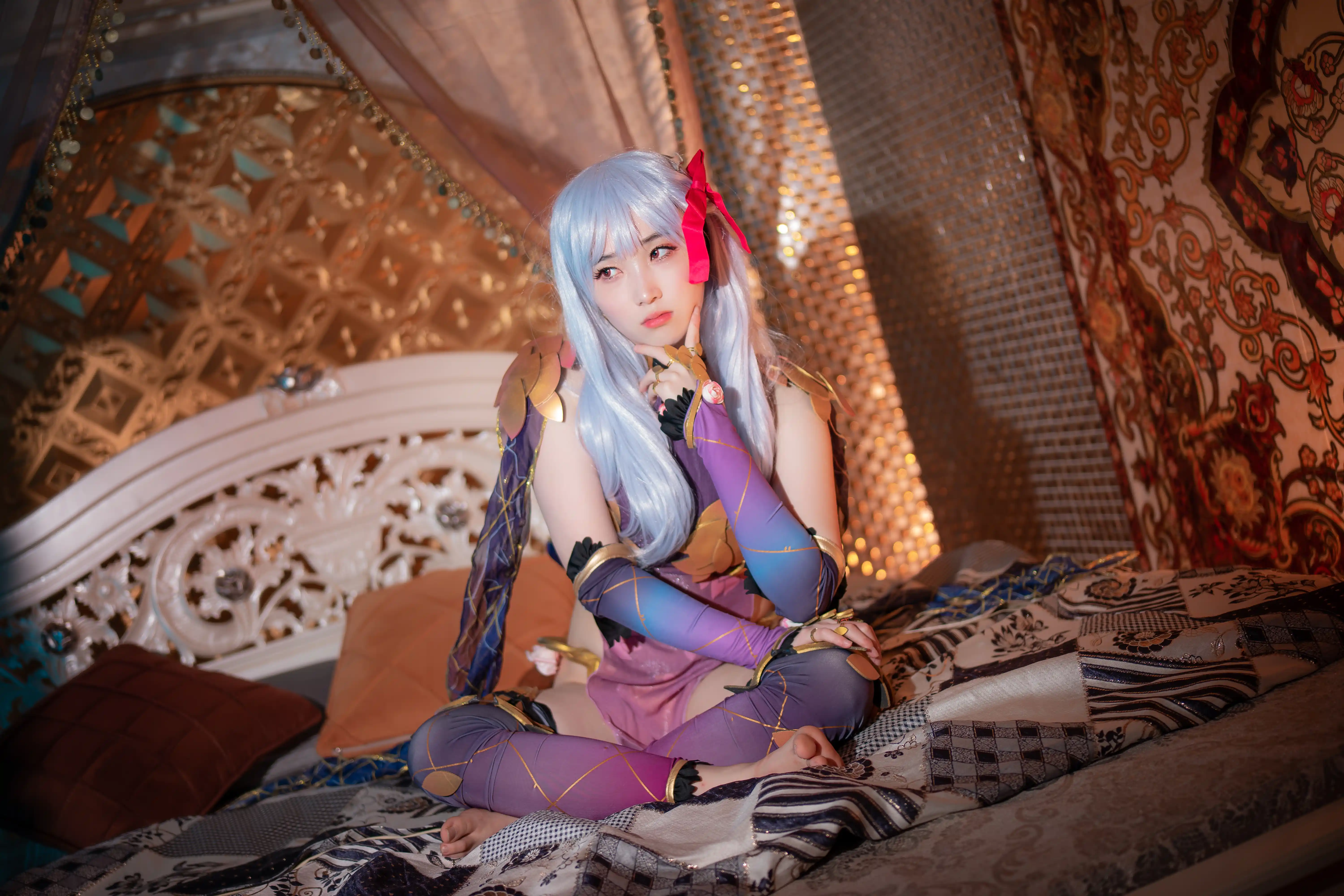 Bambi밤비 - NO.75 [CREAMSODA] Cosplay Tamamo + Kama (FGO) [40P-493MB]