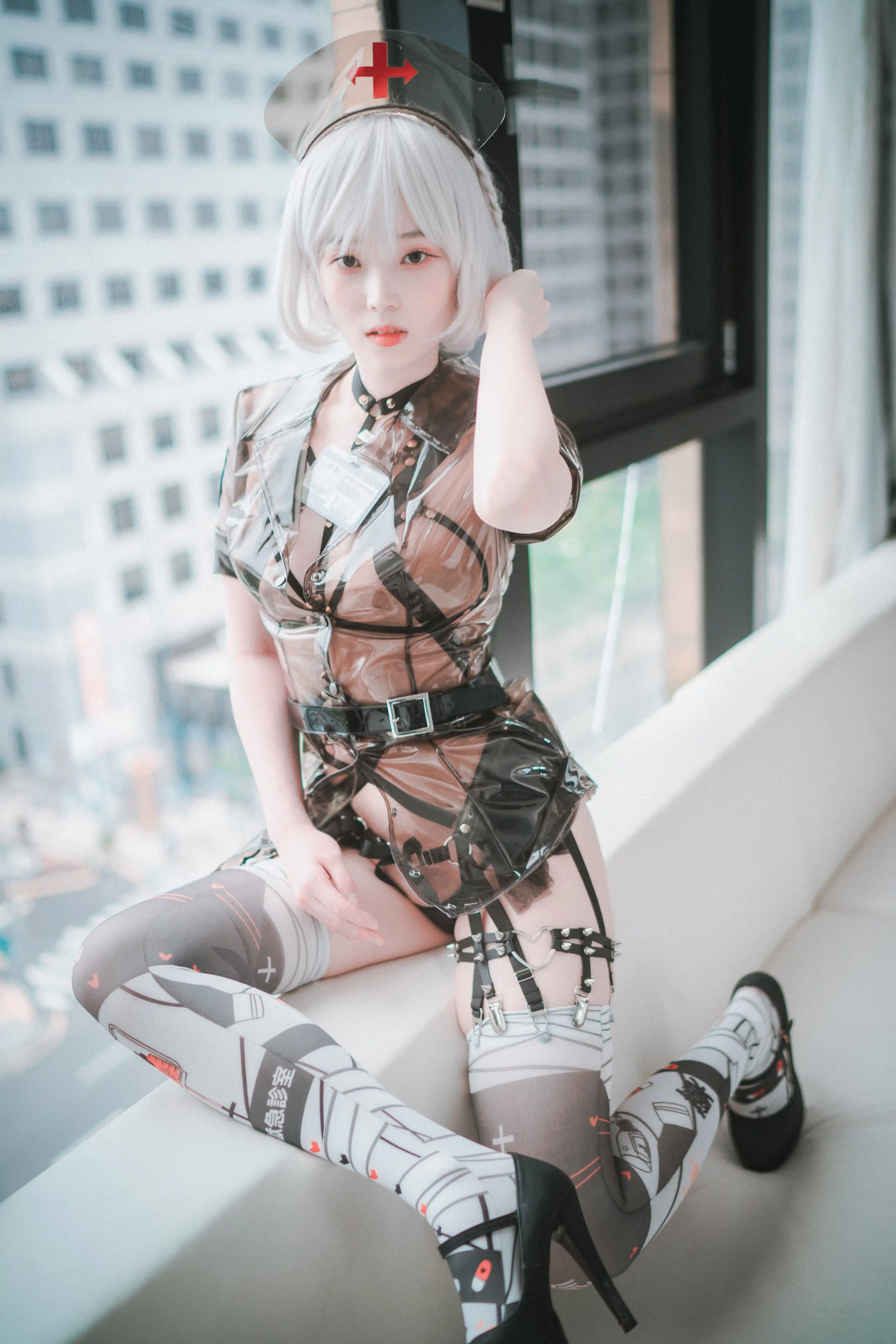 DJAWA Photo Vol.0024 Bambi (밤비) Nurse Nation (Black ver) [93P 1.06GB] - 第1张