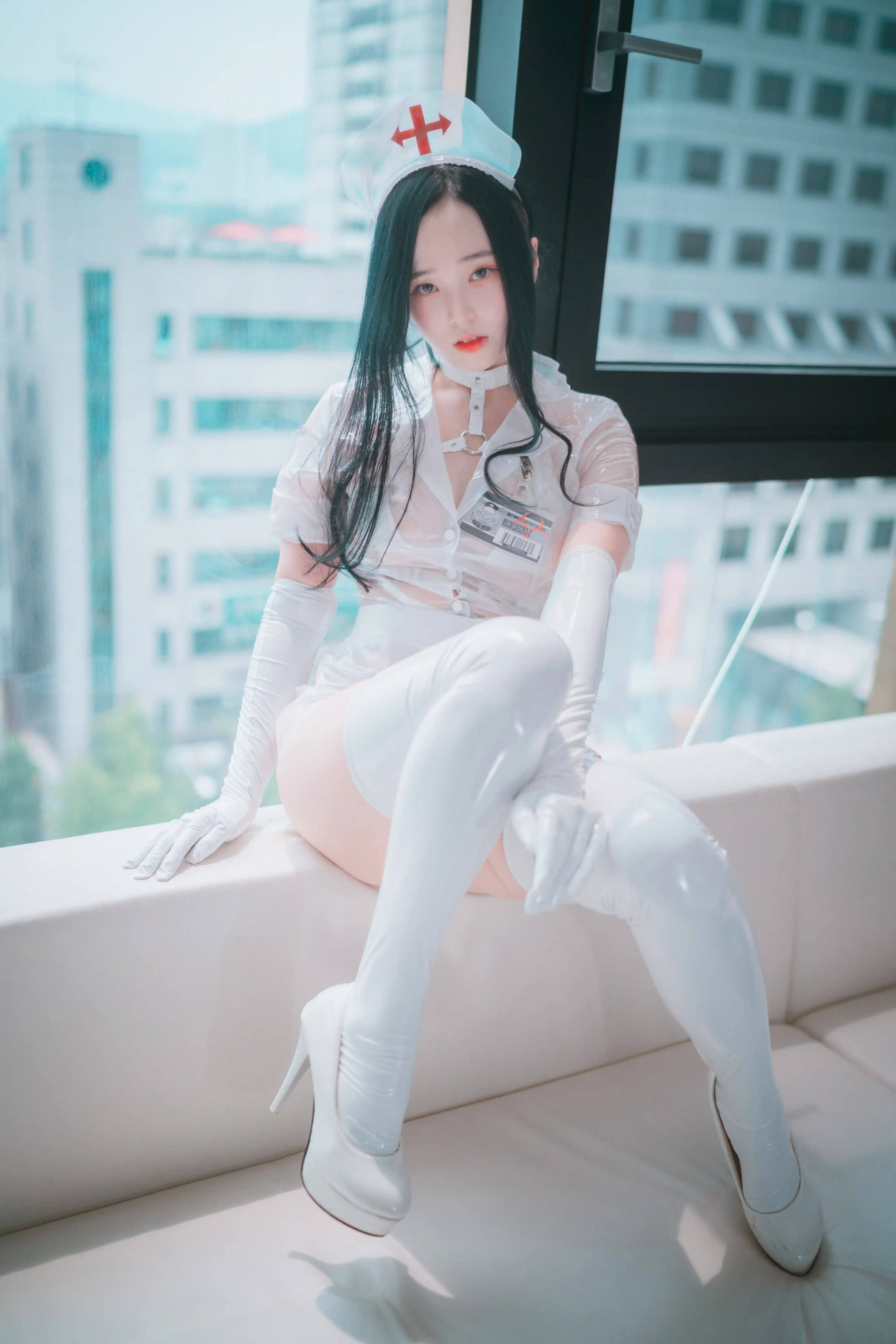 DJAWA Photo Vol.0025 Bambi (밤비) Nurse Nation (White ver) [82P 874MB] - 第1张