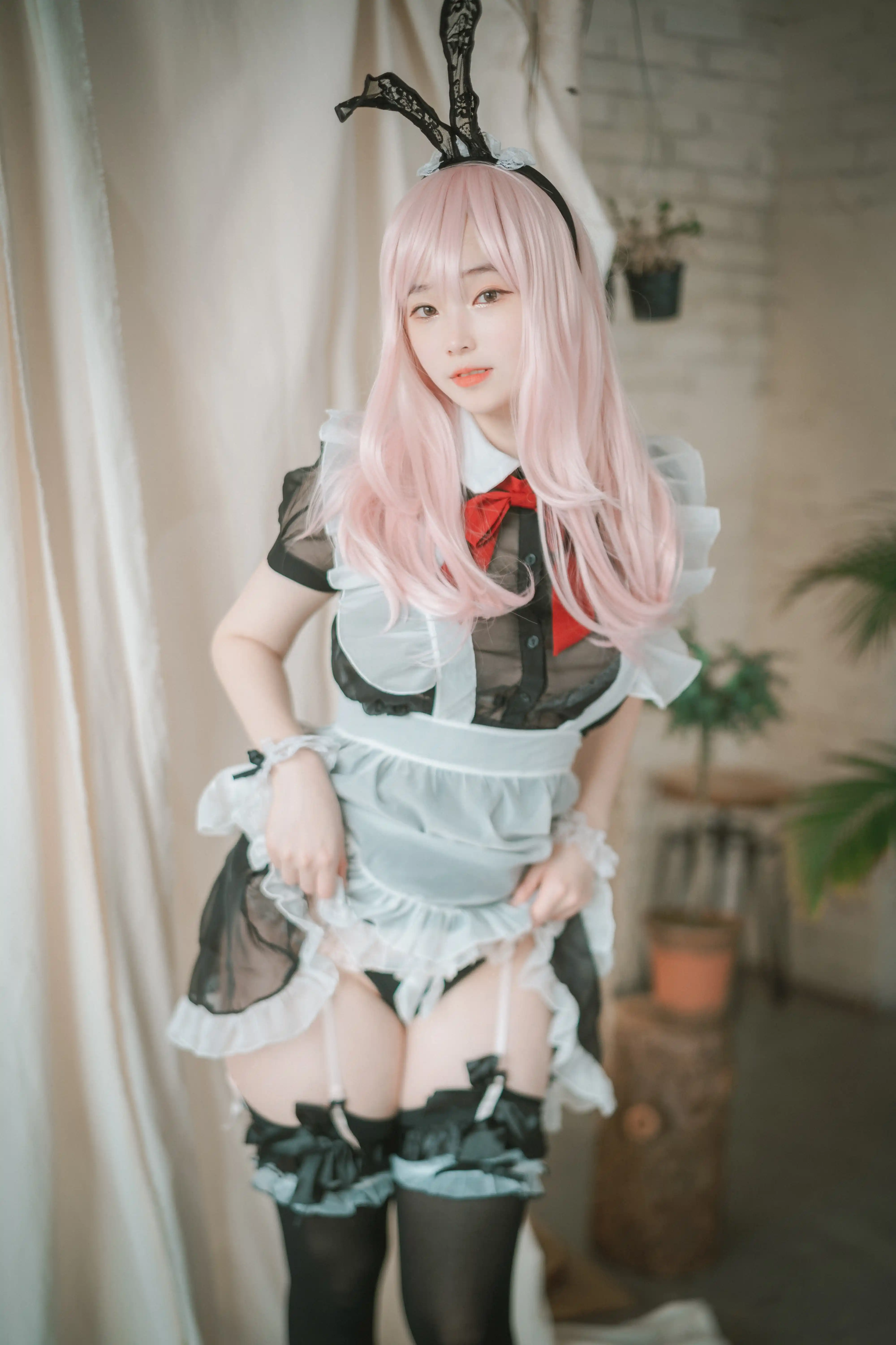 DJAWA Photo Vol.0031 Bambi (밤비) Sheer Bunny Maid [51P 451MB]
