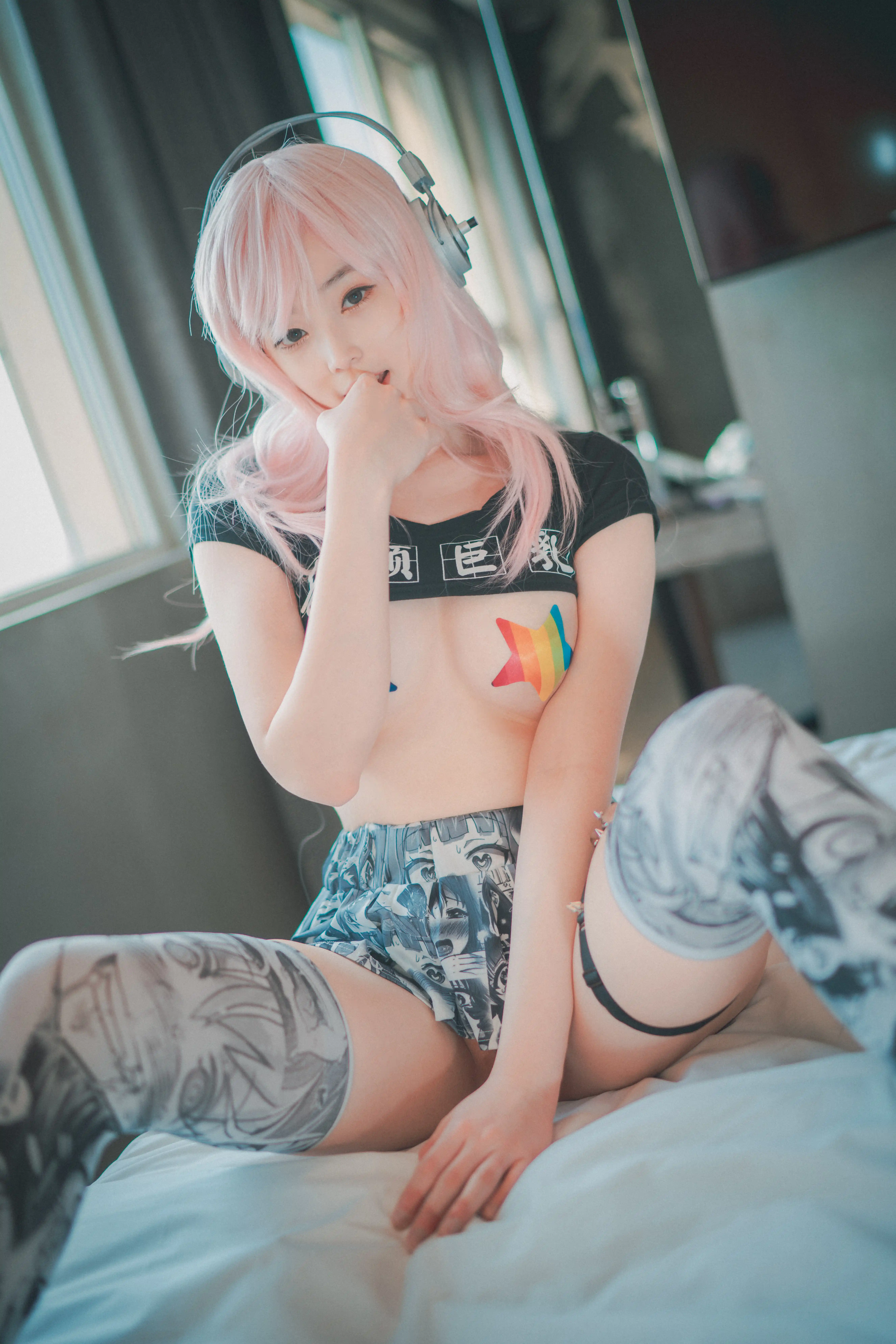 DJAWA Photo Vol.0032 Bambi (밤비) Sonico-w Micro-top (Super Sonico) [35P 539MB] - 第1张