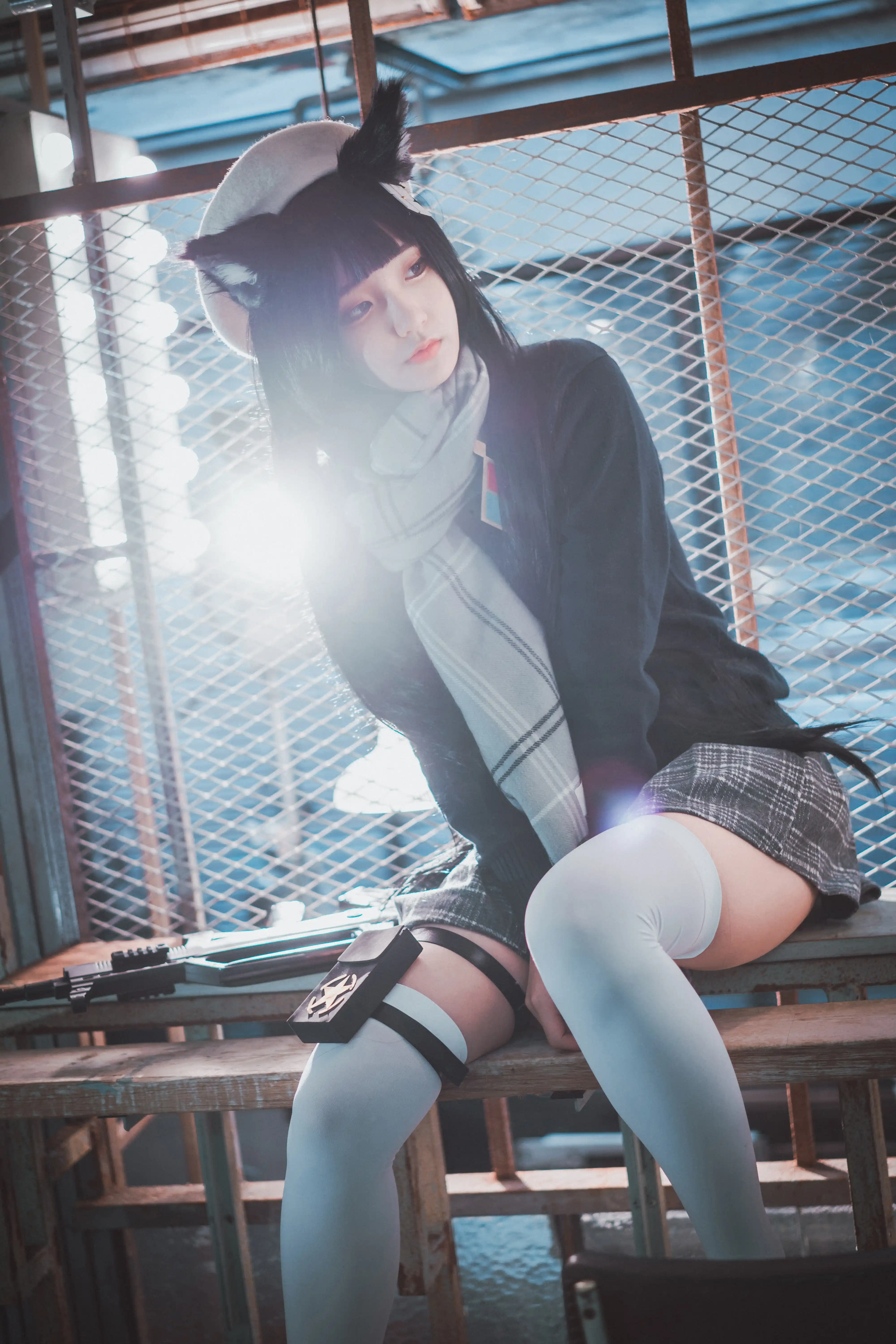 DJAWA Photo Vol.0039 Jeong Jenny (정제니) “Girls' Frontline Type 95 (Pure White Graduation ver.)” [33P 275MB] - 第3张