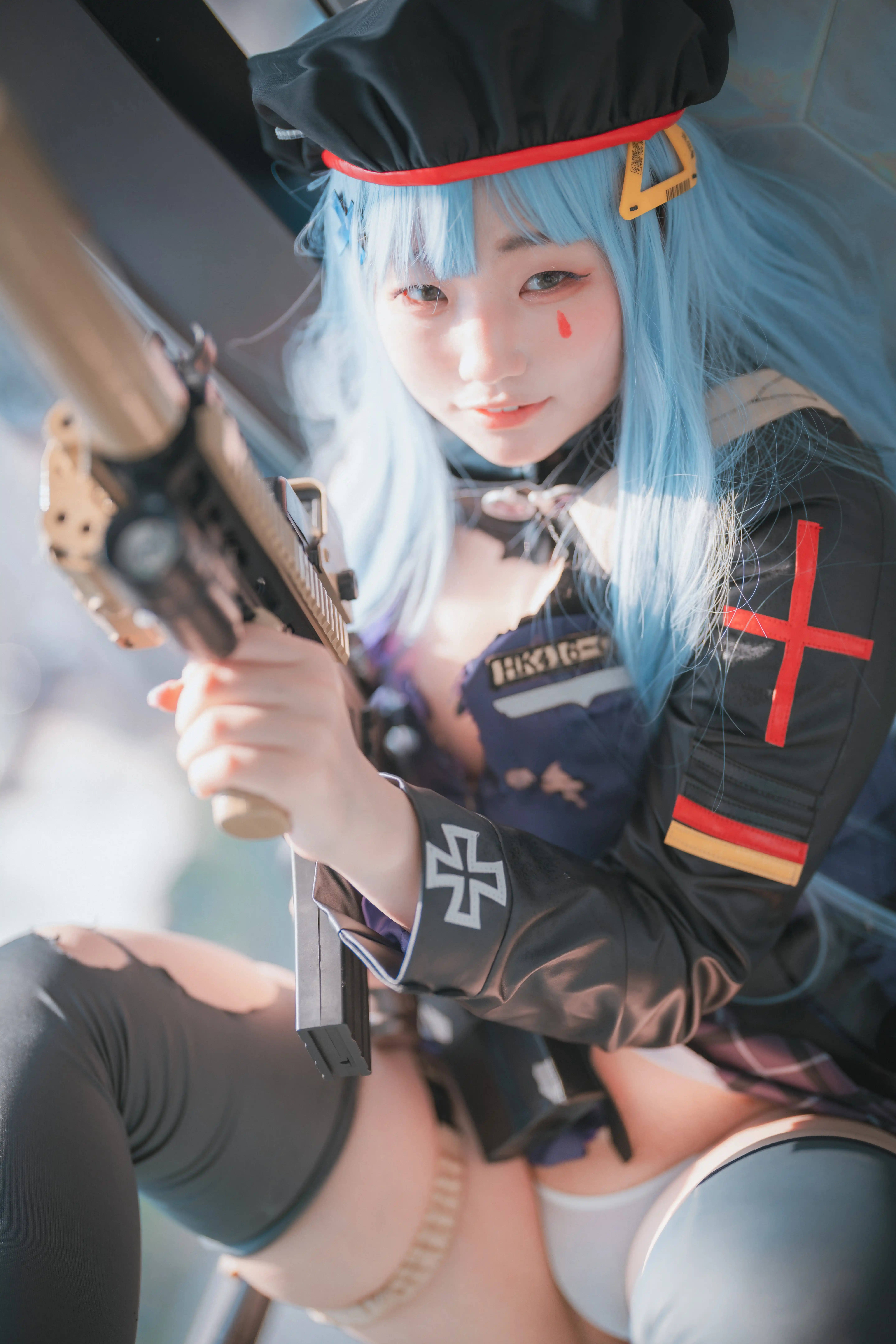 DJAWA Photo Vol.0055 Mimmi (밈미) Girls' Frontline HK416 (Damaged ver.) [81P 1.46GB] - 第1张