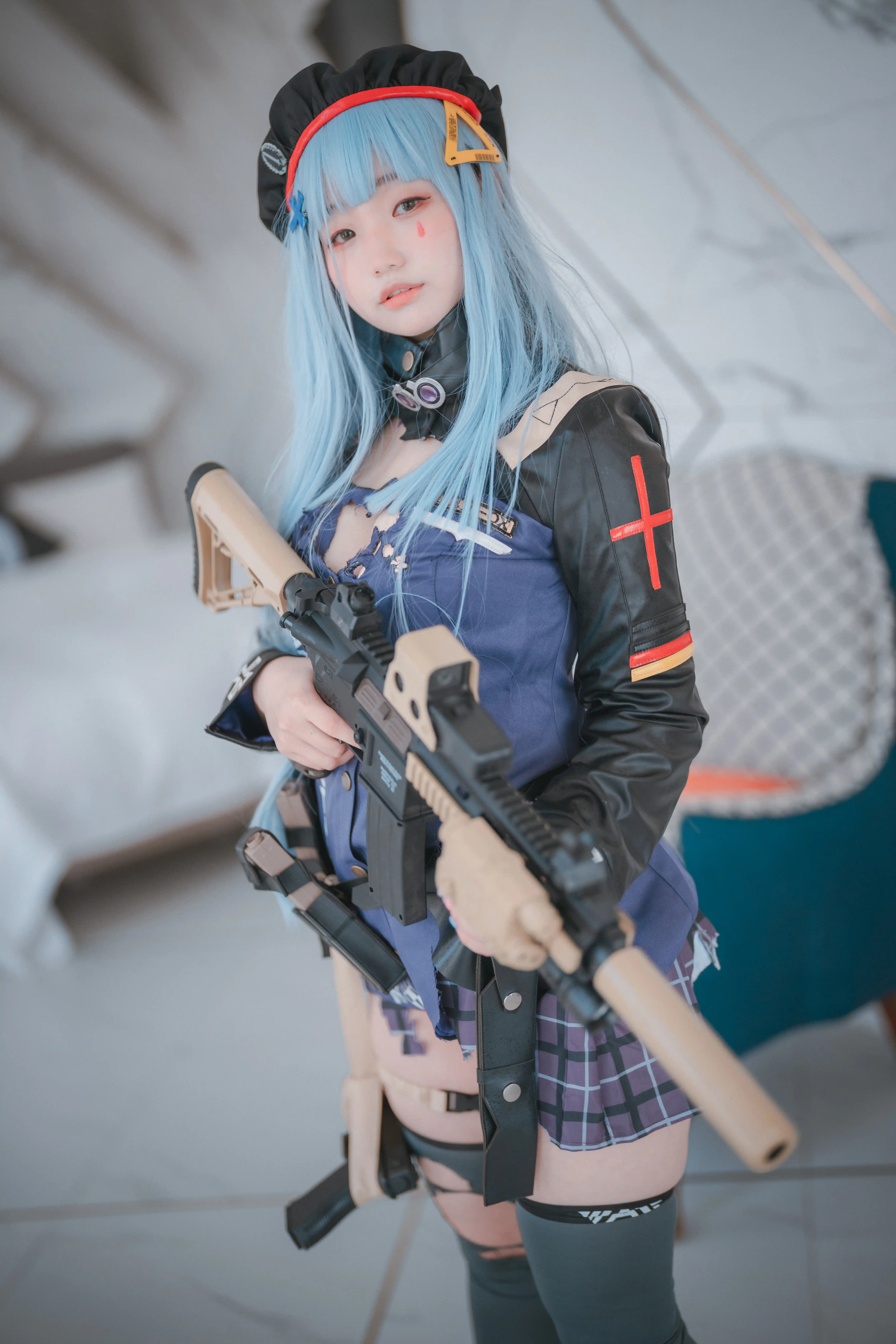 DJAWA Photo Vol.0056 Mimmi (밈미) Girls' Frontline HK416 (Damaged ver-1.) [80P 1.45GB] - 第3张