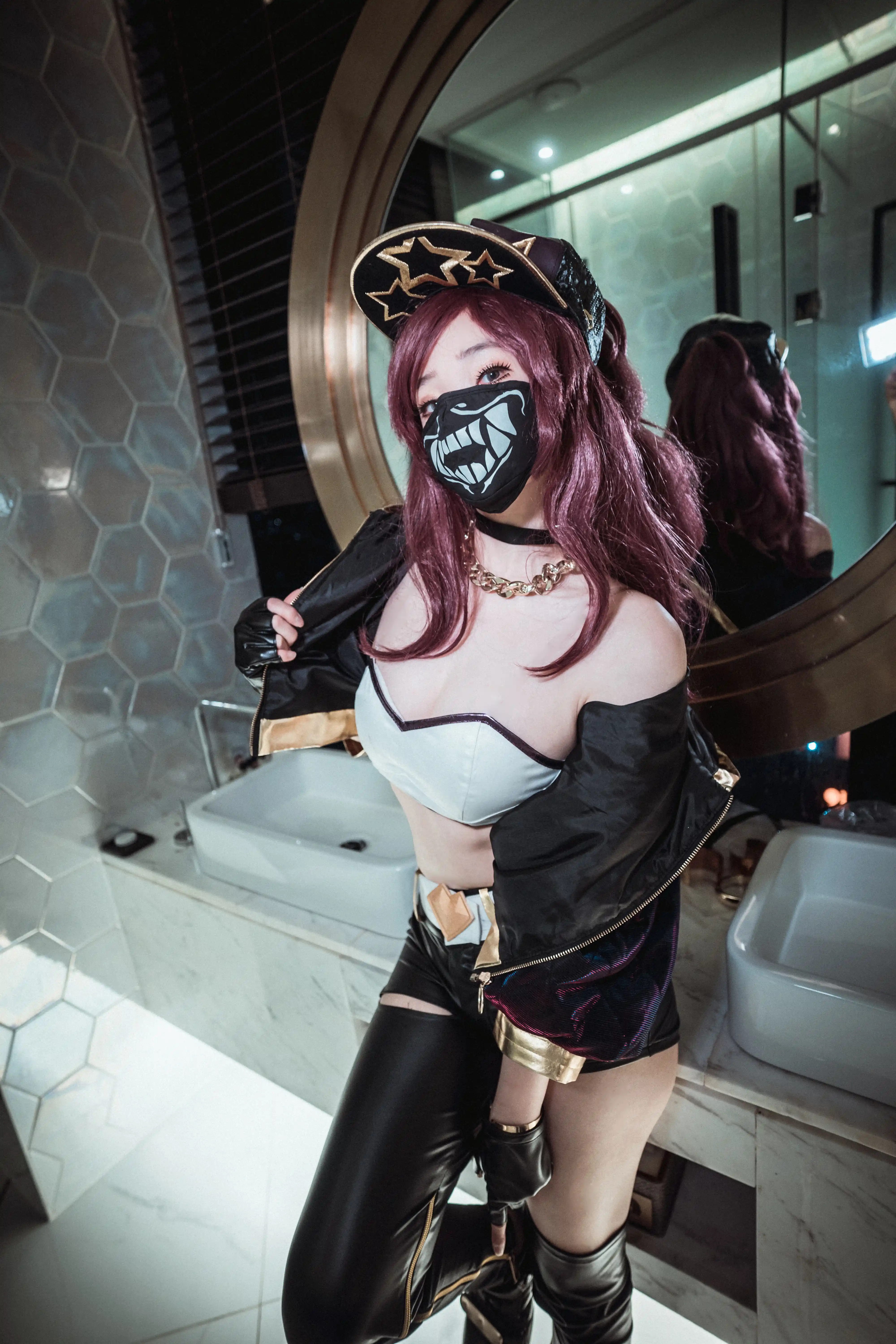 DJAWA Photo Vol.0081 Bambi (밤비) – Akali (K-DA) [43P 493MB] - 第1张