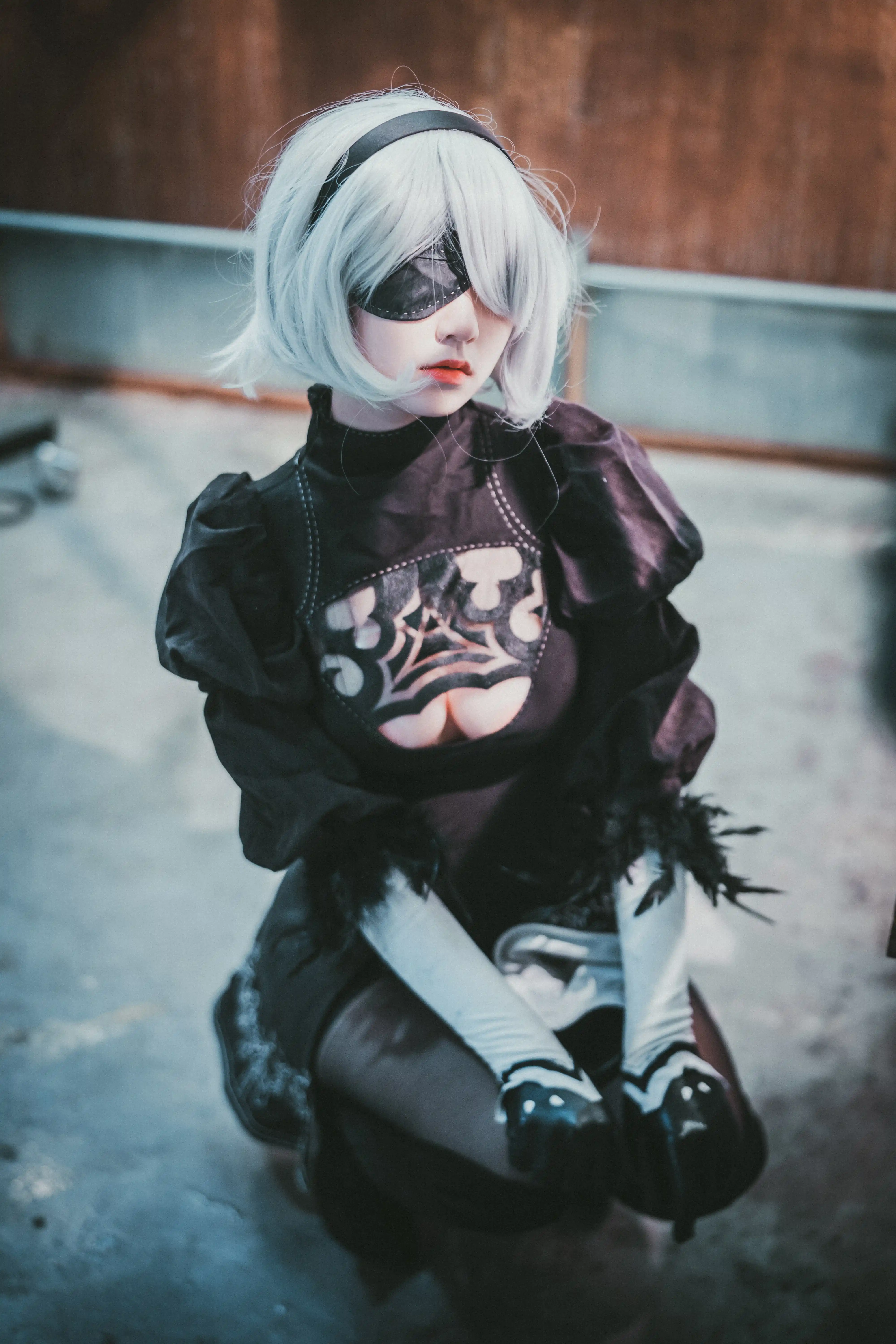 DJAWA Photo Vol.0109 Jeong Jenny (정제니) NieR Automata 2B [47P 427MB] - 第2张