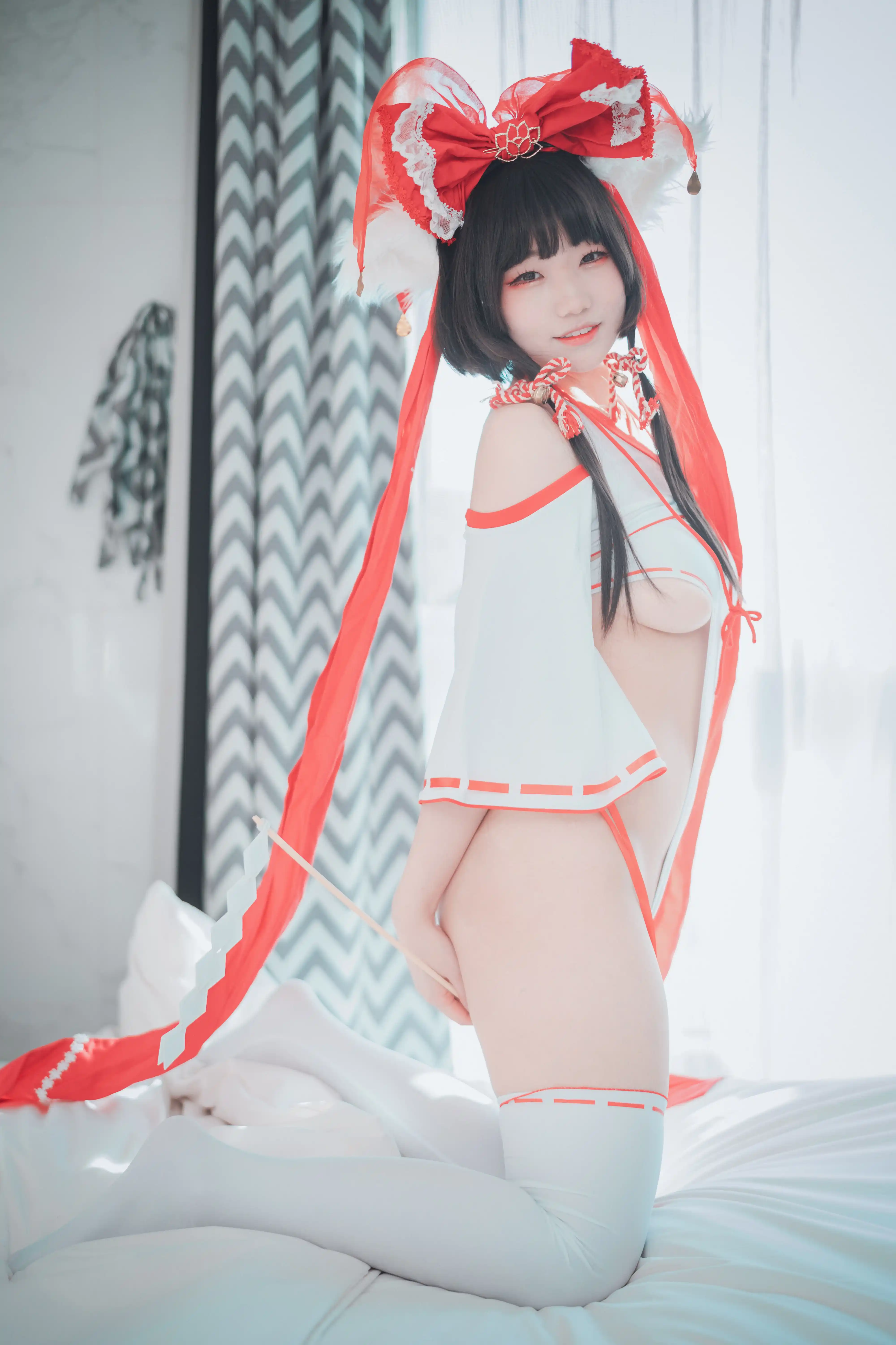 DJAWA Photo Vol.0119 Mimmi (밈미) Kitsune Miko (A ver) [65P 557MB] - 第2张