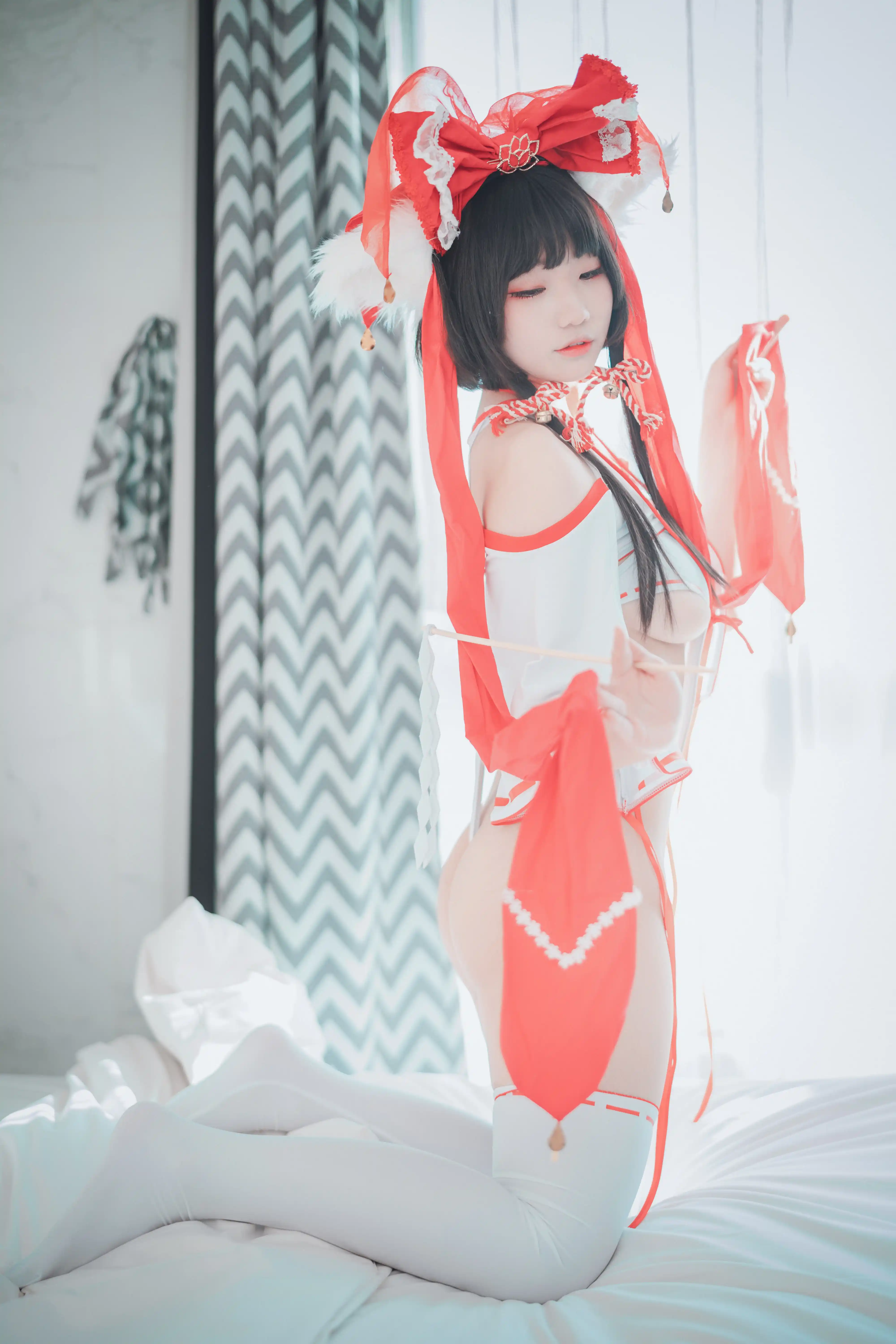 DJAWA Photo Vol.0119 Mimmi (밈미) Kitsune Miko (A ver) [65P 557MB] - 第3张