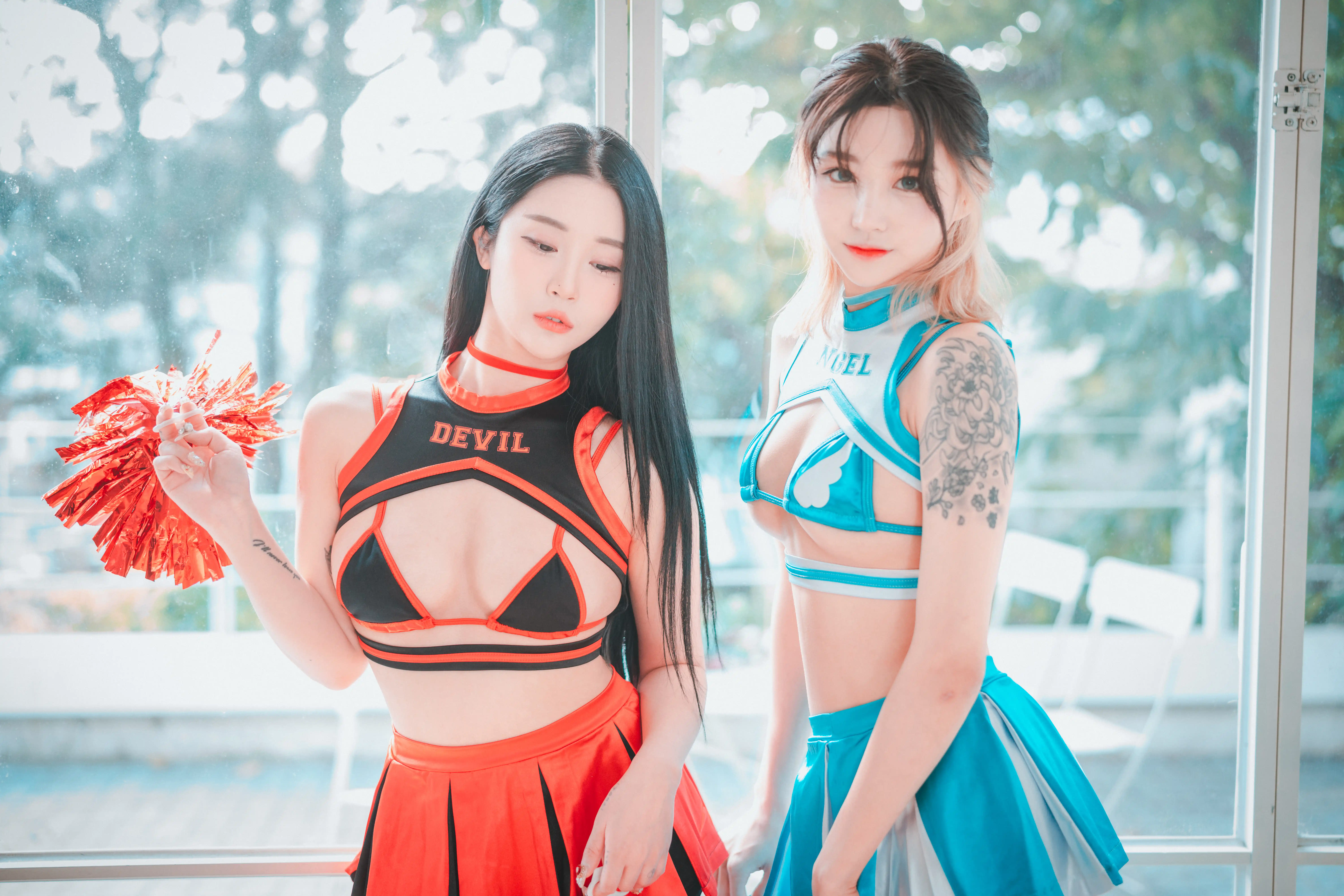 DJAWA Photo Vol.0141 Tae Ri (태리) & Bomi (보미) “Devil 666 & Angel 777” [81P 1.40GB] - 第1张
