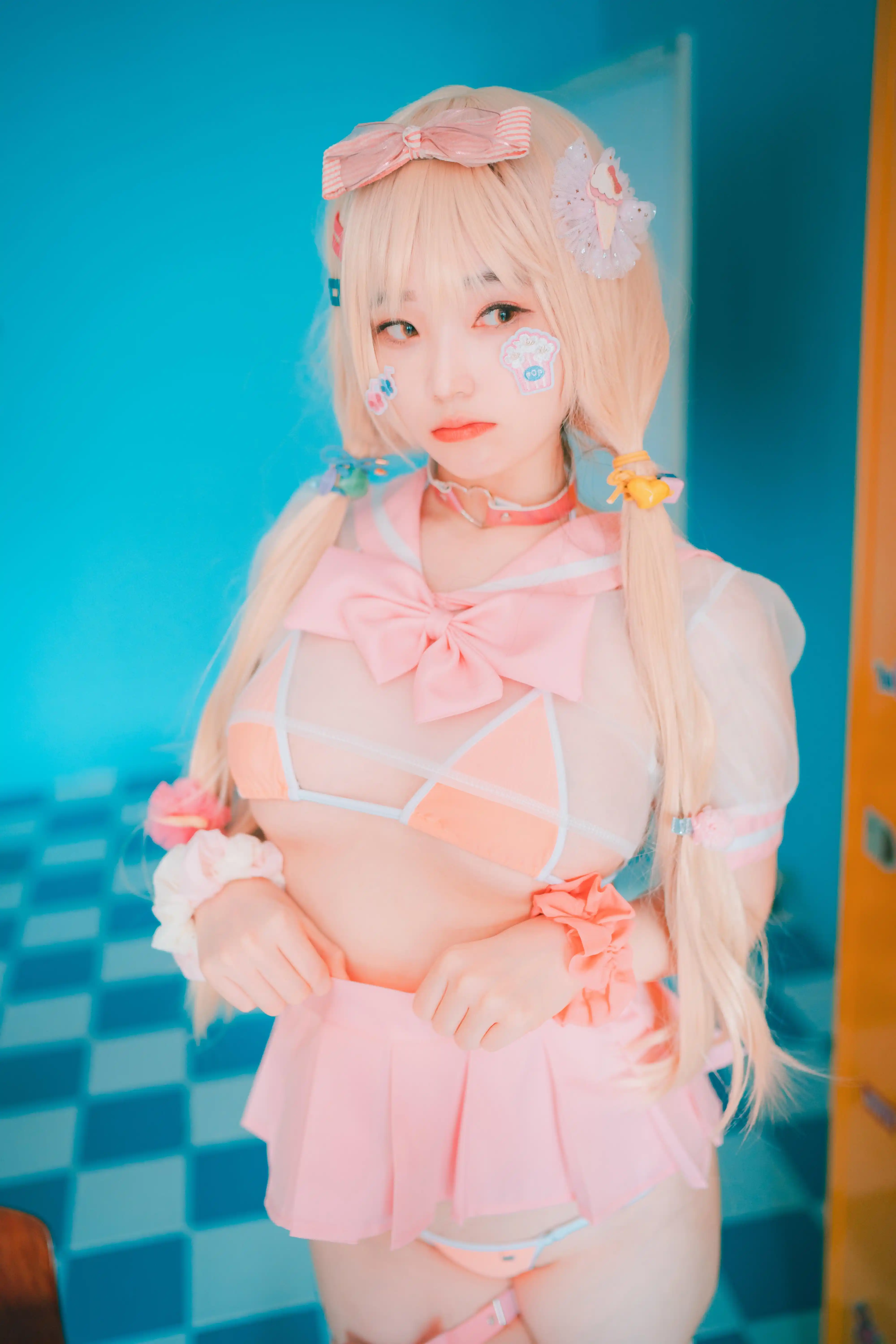 DJAWA Photo Vol.0185 Bambi (밤비) Sheer Pink [27P 170MB] - 第1张