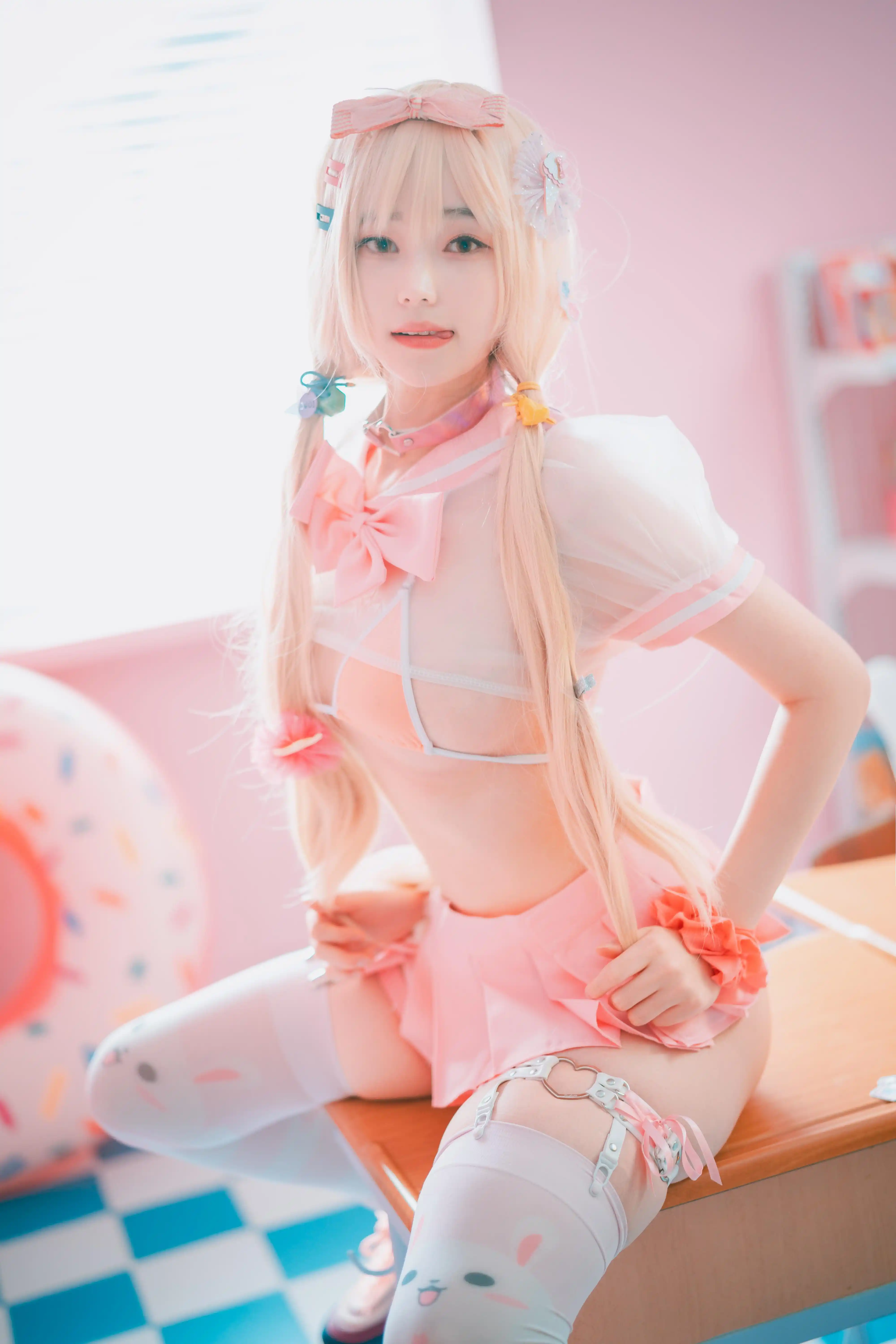 DJAWA Photo Vol.0185 Bambi (밤비) Sheer Pink [27P 170MB] - 第3张