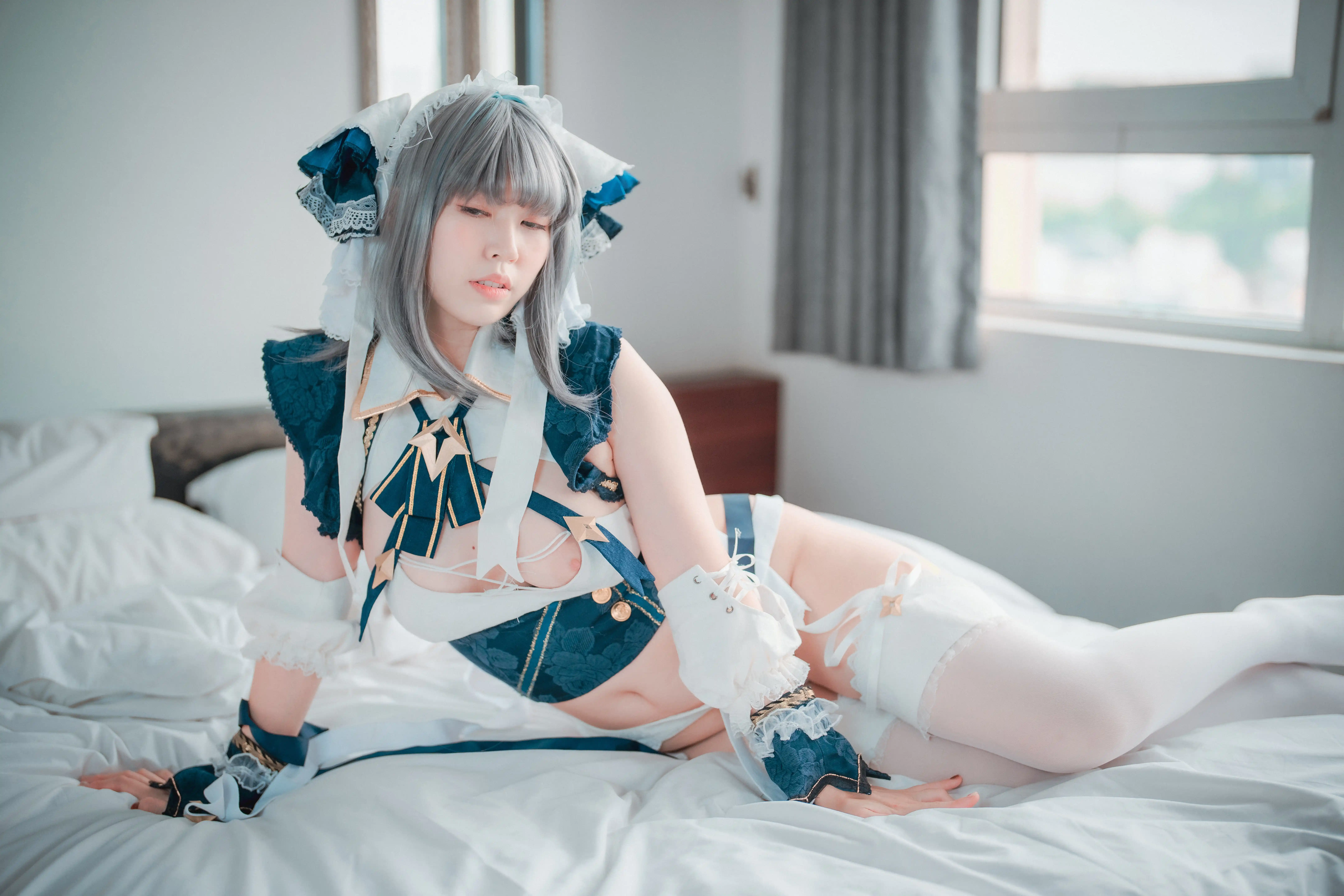 DJAWA Photo Vol.0208 Mozzi (모찌) Azur Lane HMS Cheshire+ [79P-745MB] - 第3张