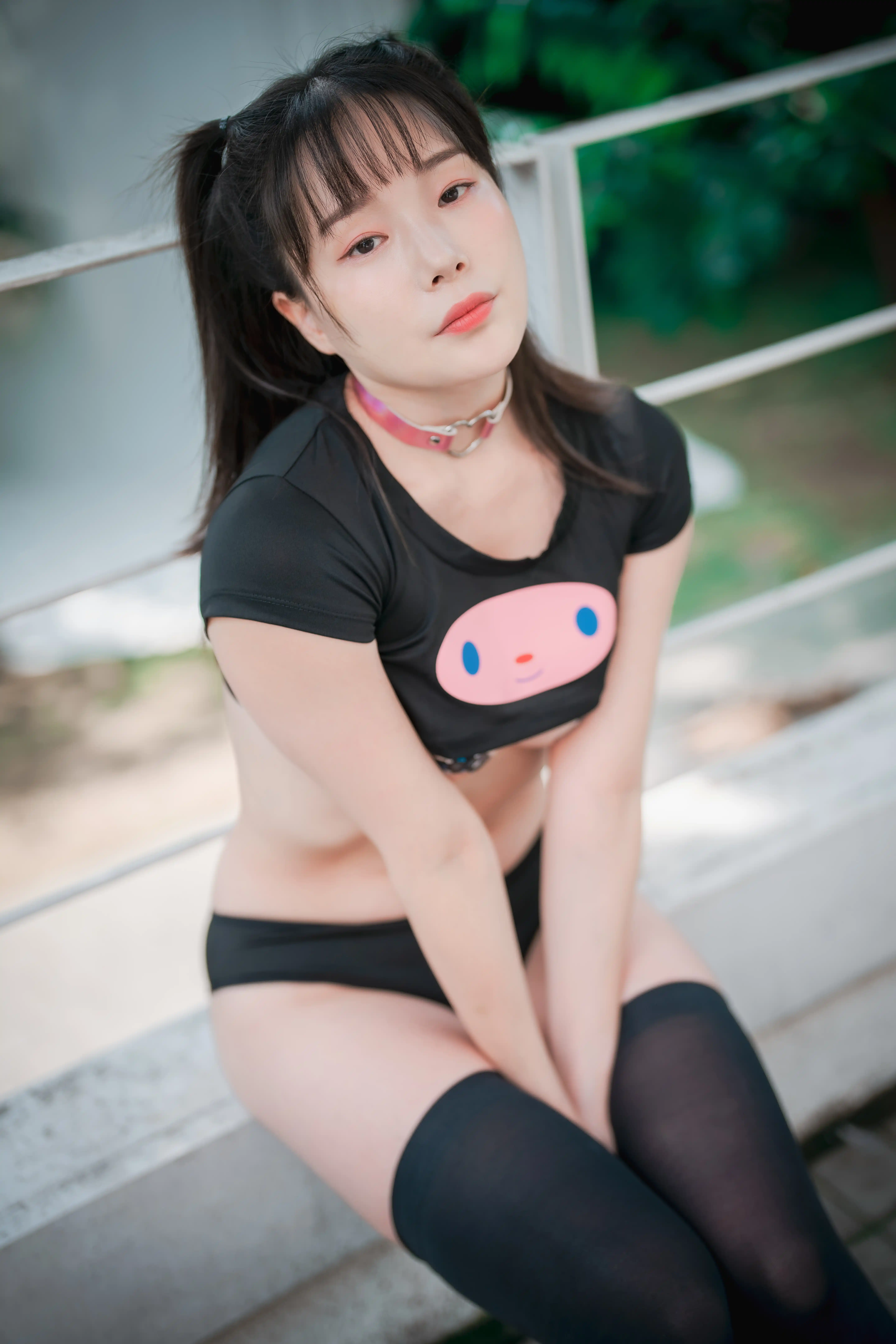 DJAWA Photo Vol.0227 Pia (피아) Black Puppy Girl [50P 889MB] - 第2张
