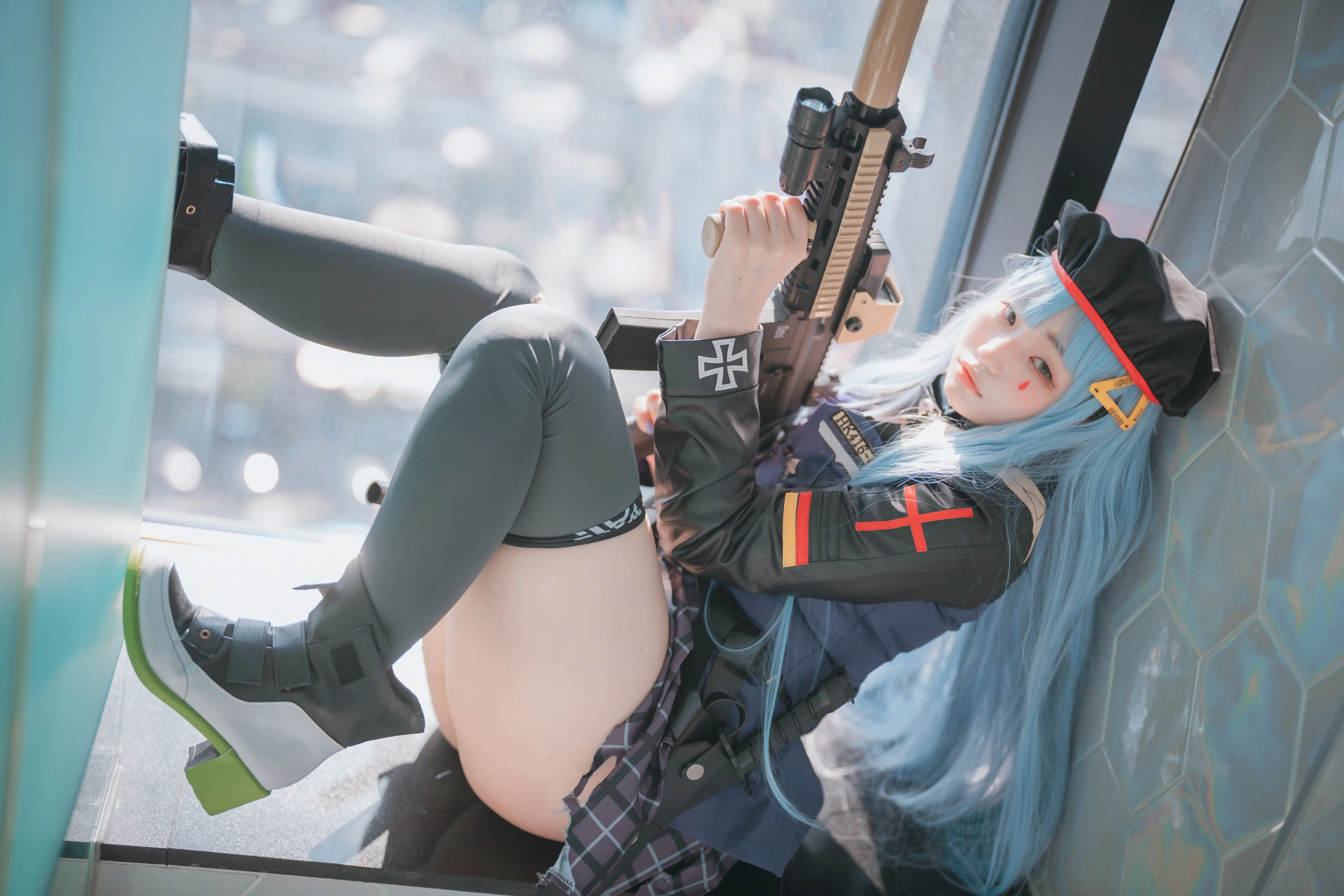 DJAWA Photo Vol.0239 Mimmi (밈미) Girls' Frontline HK416 (Damaged ver.)[244P-4.4GB] - 第1张
